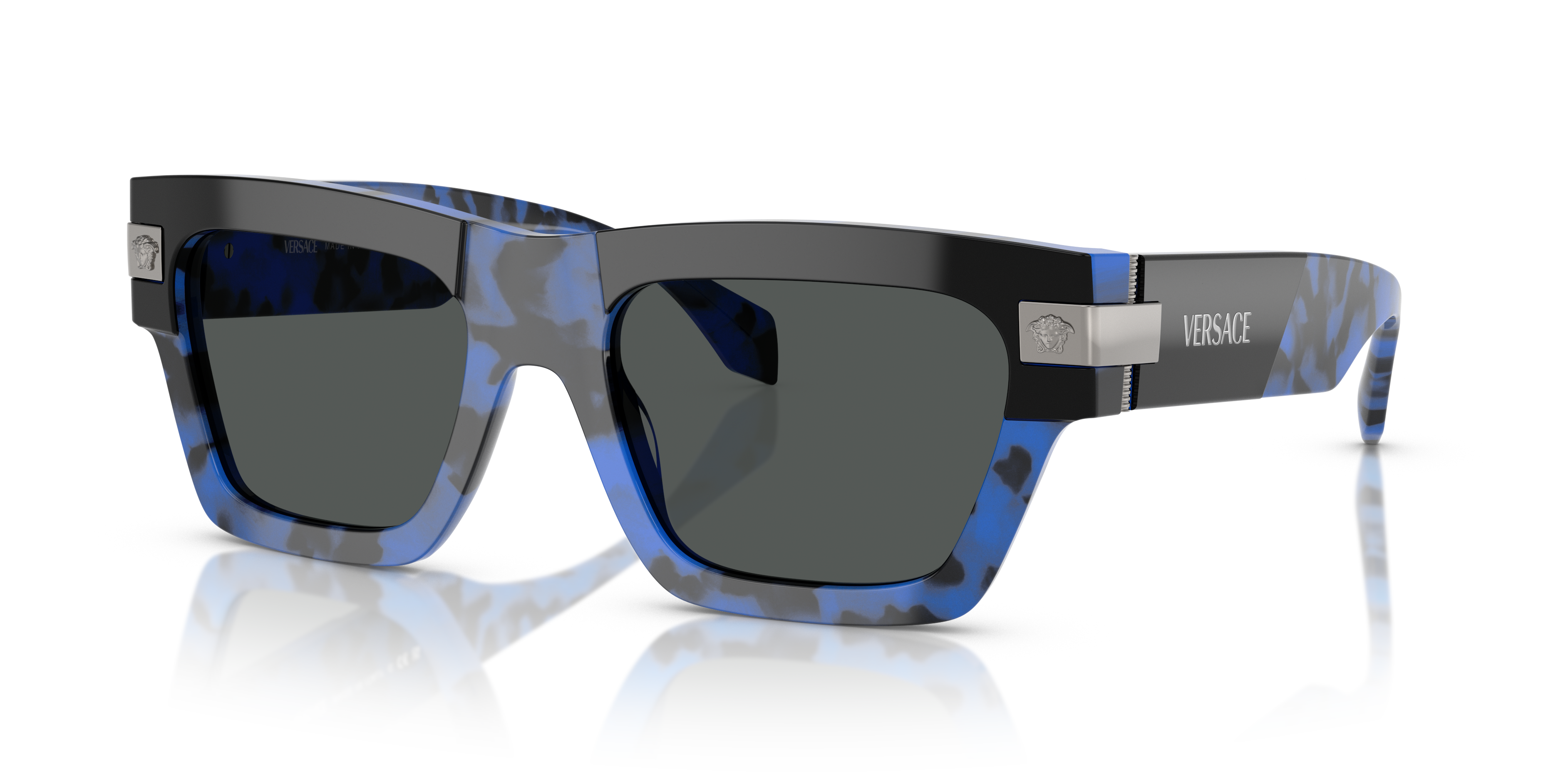 Occhiali da Sole Versace Uomo VE4464 Havana Blue | Autentici