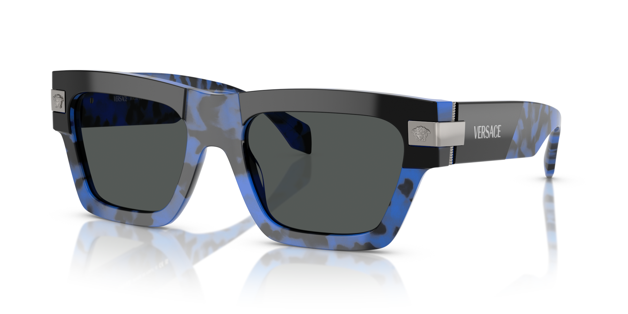 Occhiali da Sole Versace Uomo VE4464 Havana Blue | Autentici