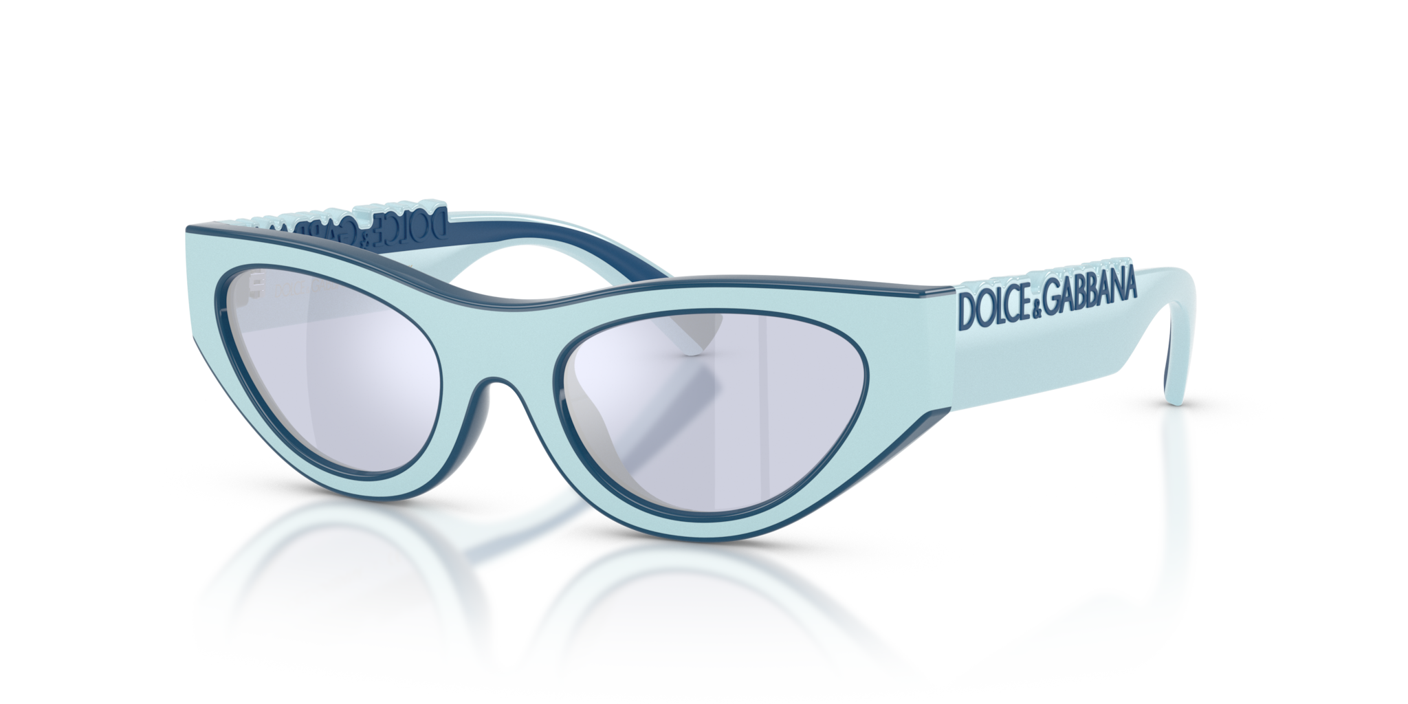 Occhiali da sole Dolce&Gabbana donna DX6012 Azzurro Gomma