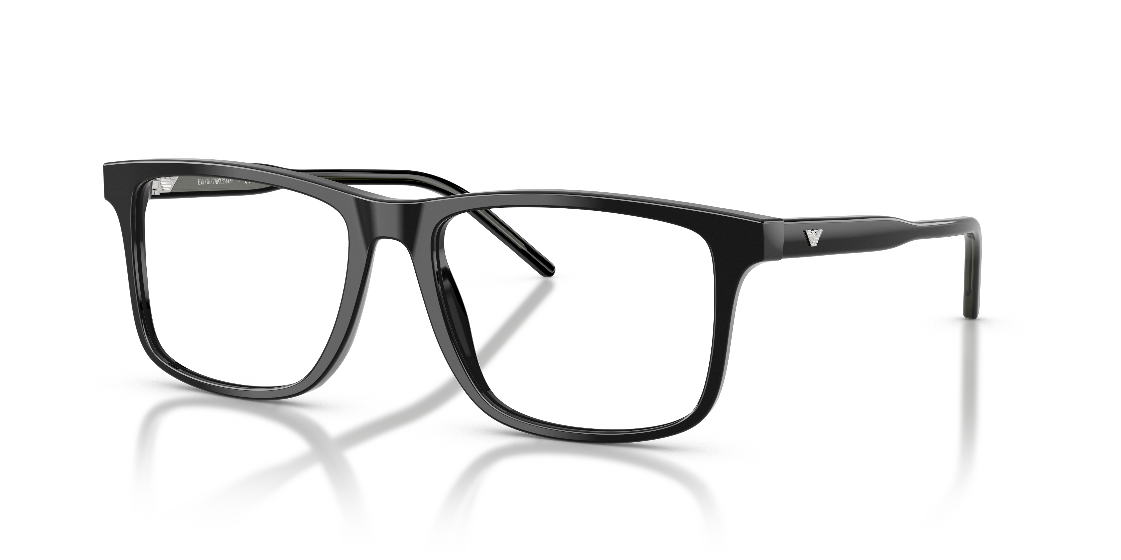 Emporio Armani 0EA3257 Uomo | Occhiali da Vista Nero Lucido