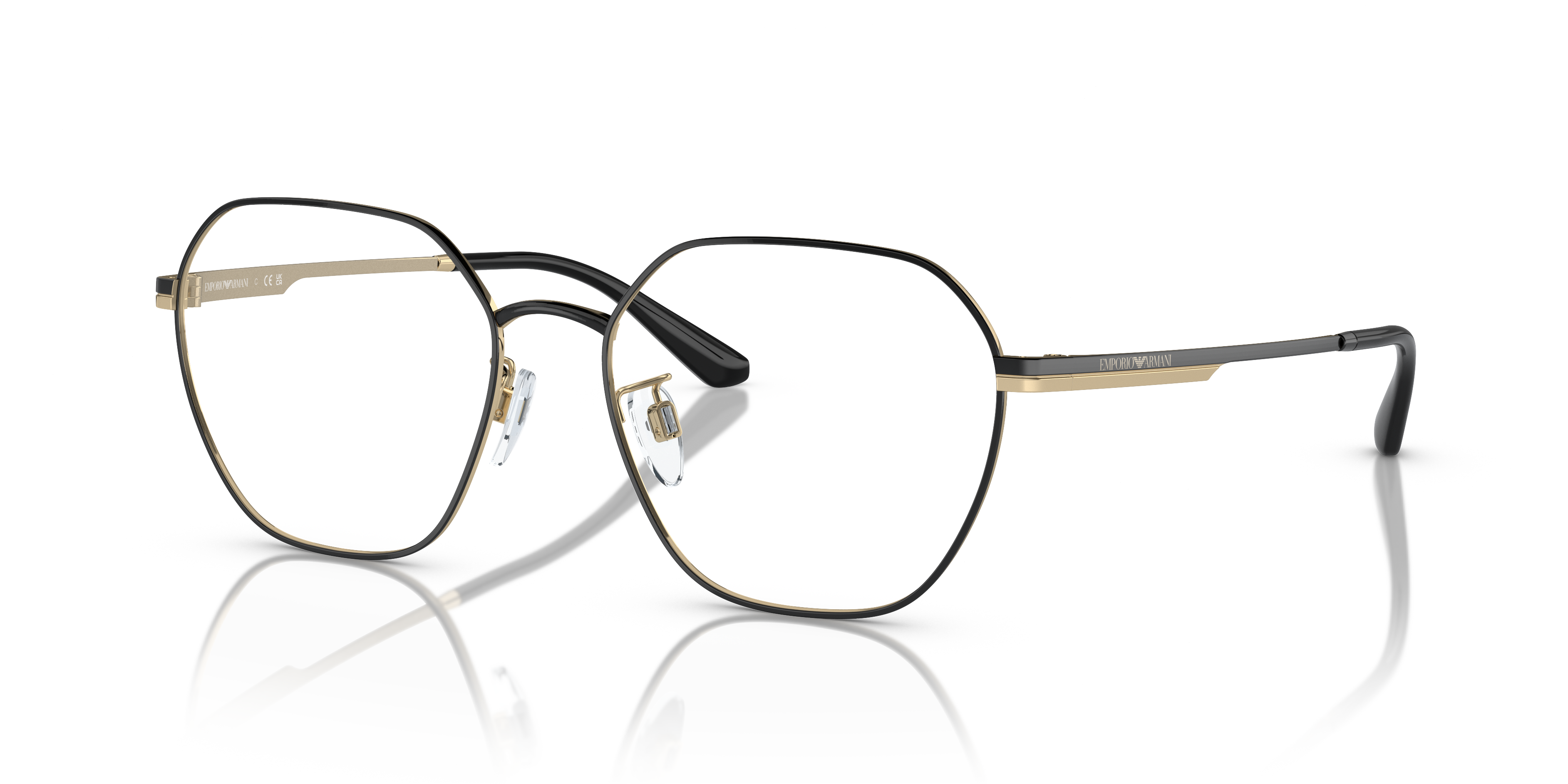 Emporio Armani Occhiali da Vista Donna 0EA1145D Nero Lucido