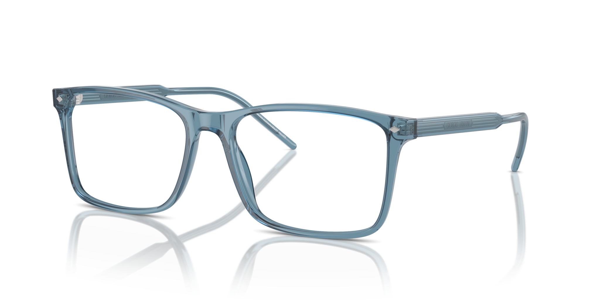 Giorgio Armani 0AR7258 Occhiali da Vista Uomo Transparent Blue