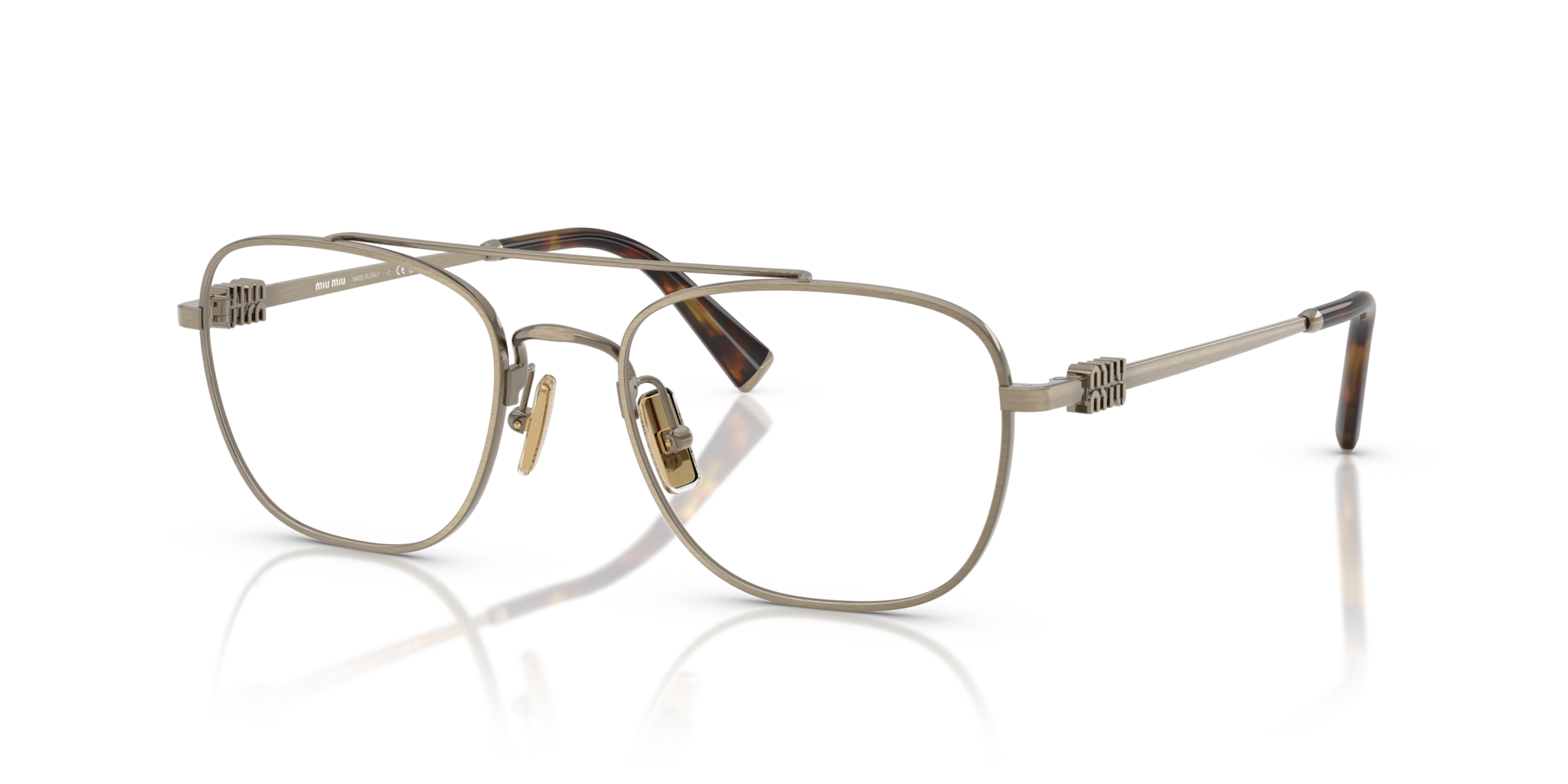 Miu Miu 0MU 51WV Occhiali da Vista Donna Old Gold - Eleganza Unica