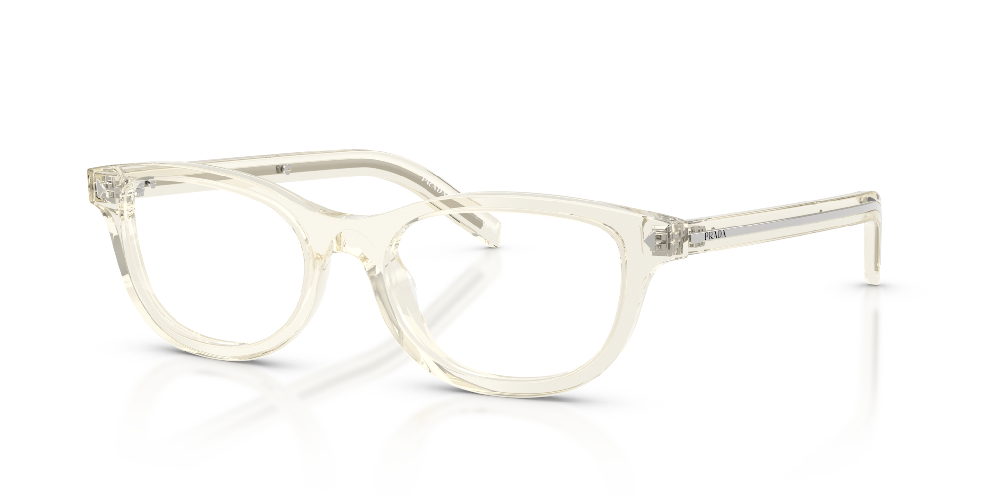 Occhiali da Vista Prada 0PR D01VU Donna - Transparent Champagne