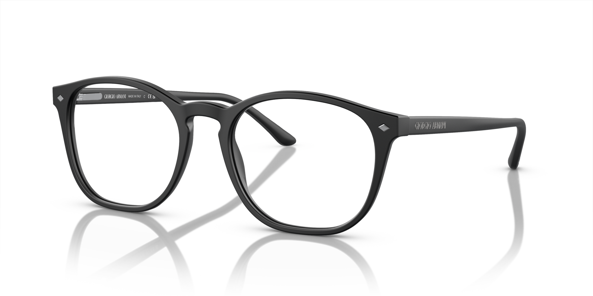 Occhiali da Vista Uomo Giorgio Armani 0AR7074 - Nero Opaco