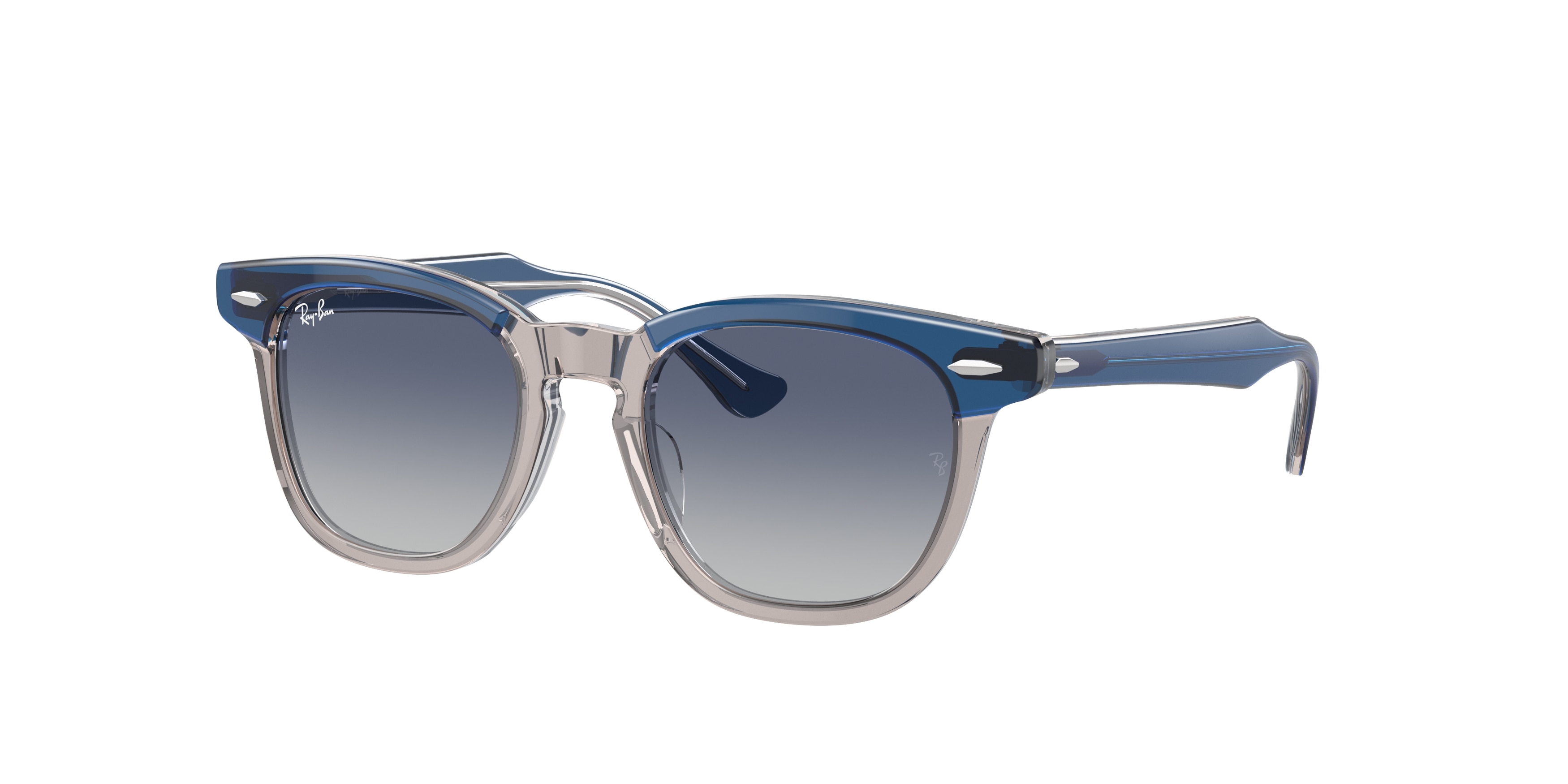 71554L - Top Dark Blue & Brown & Light Grey