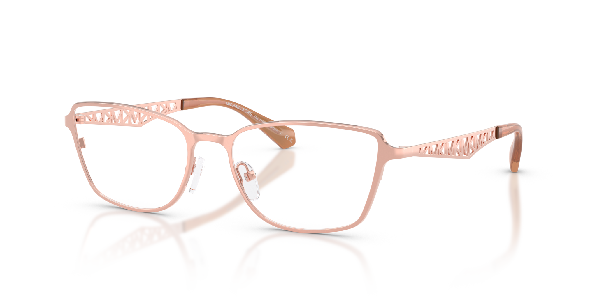 Occhiali da vista Michael Kors Sanibel oro rosa 0MK3105 - Donna