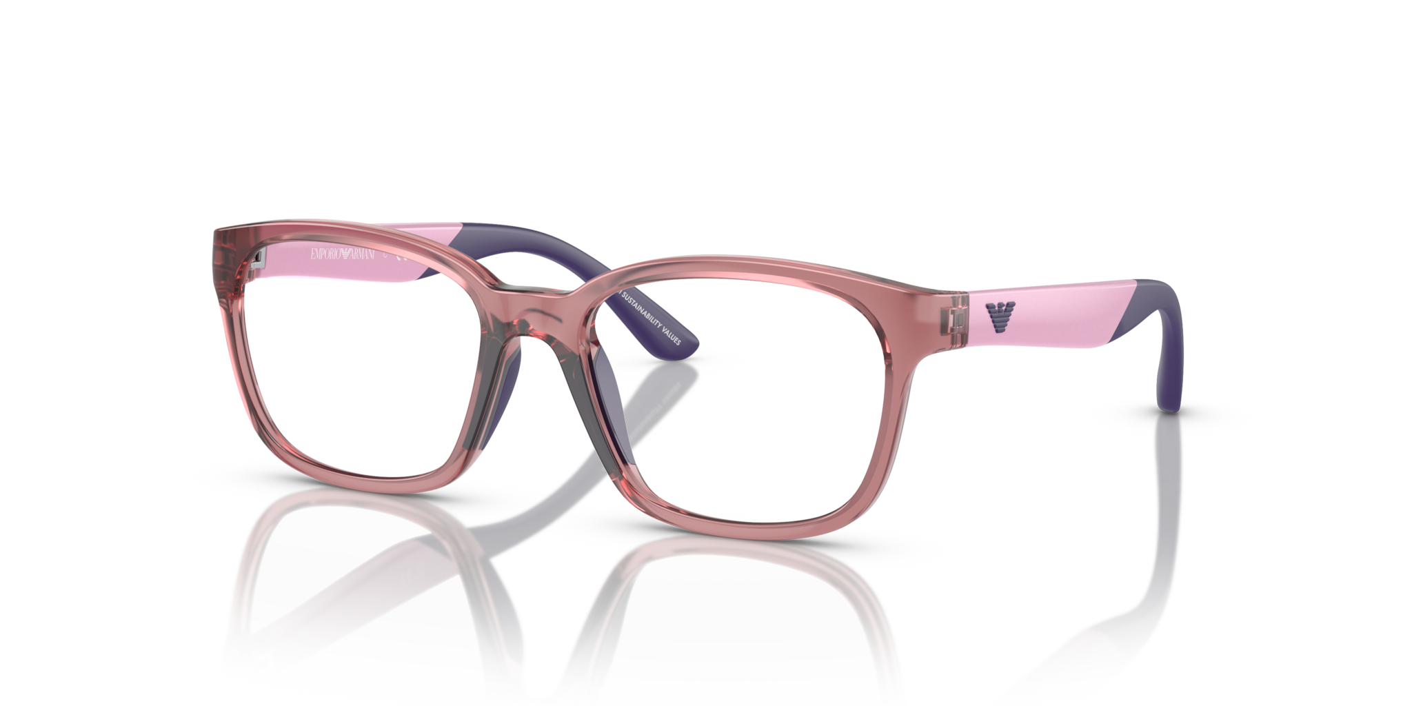 Occhiali da Vista Emporio Armani Bambino EK3003 Lilla Trasparente | Or