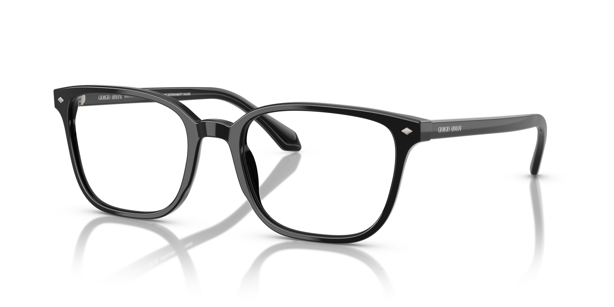 Occhiali da Vista Giorgio Armani 0AR7265 Black Uomo | Eleganza Senza T