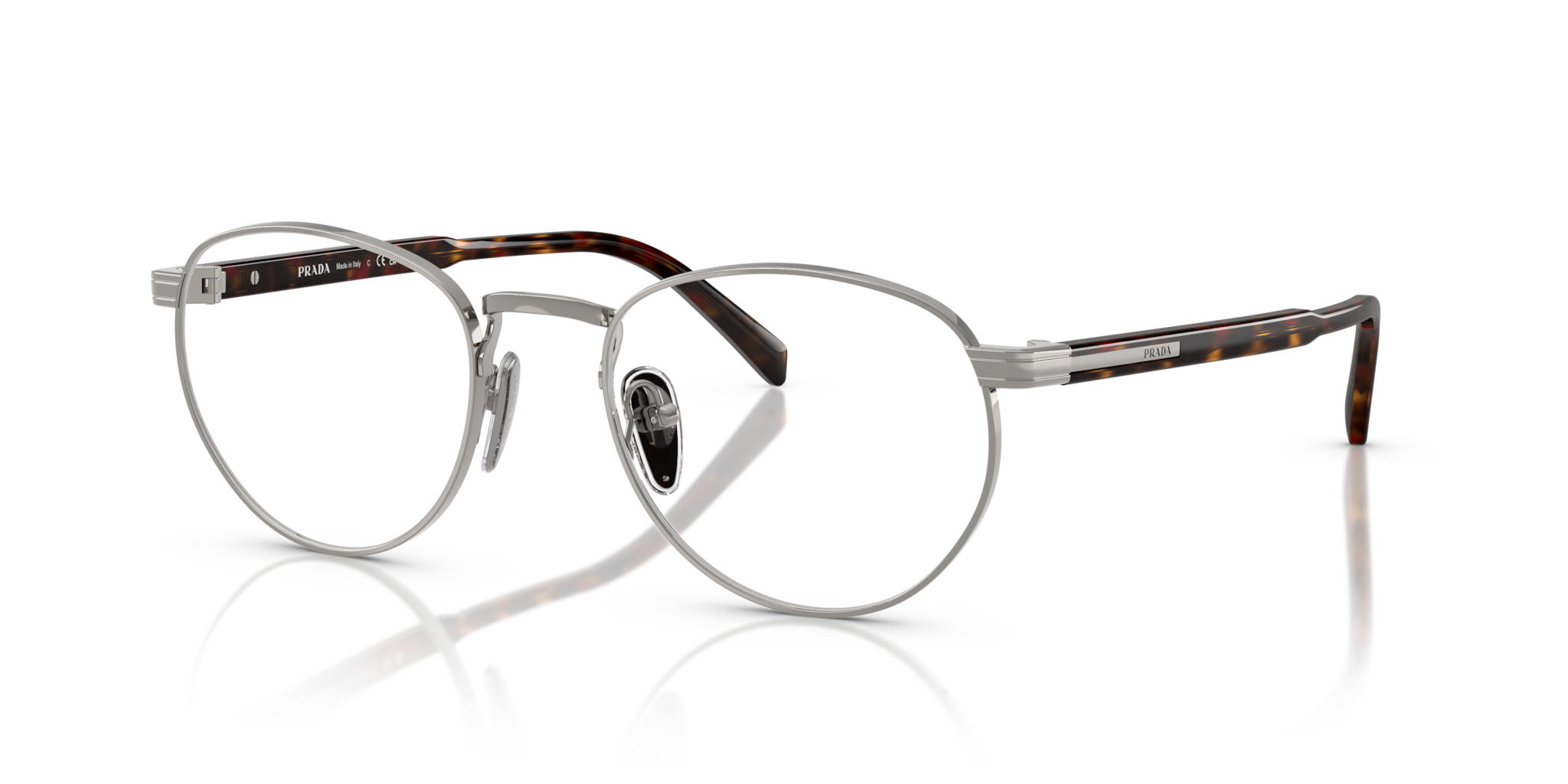 Prada 0PR B52V Gunmetal - Occhiali da Vista Uomo Eleganti