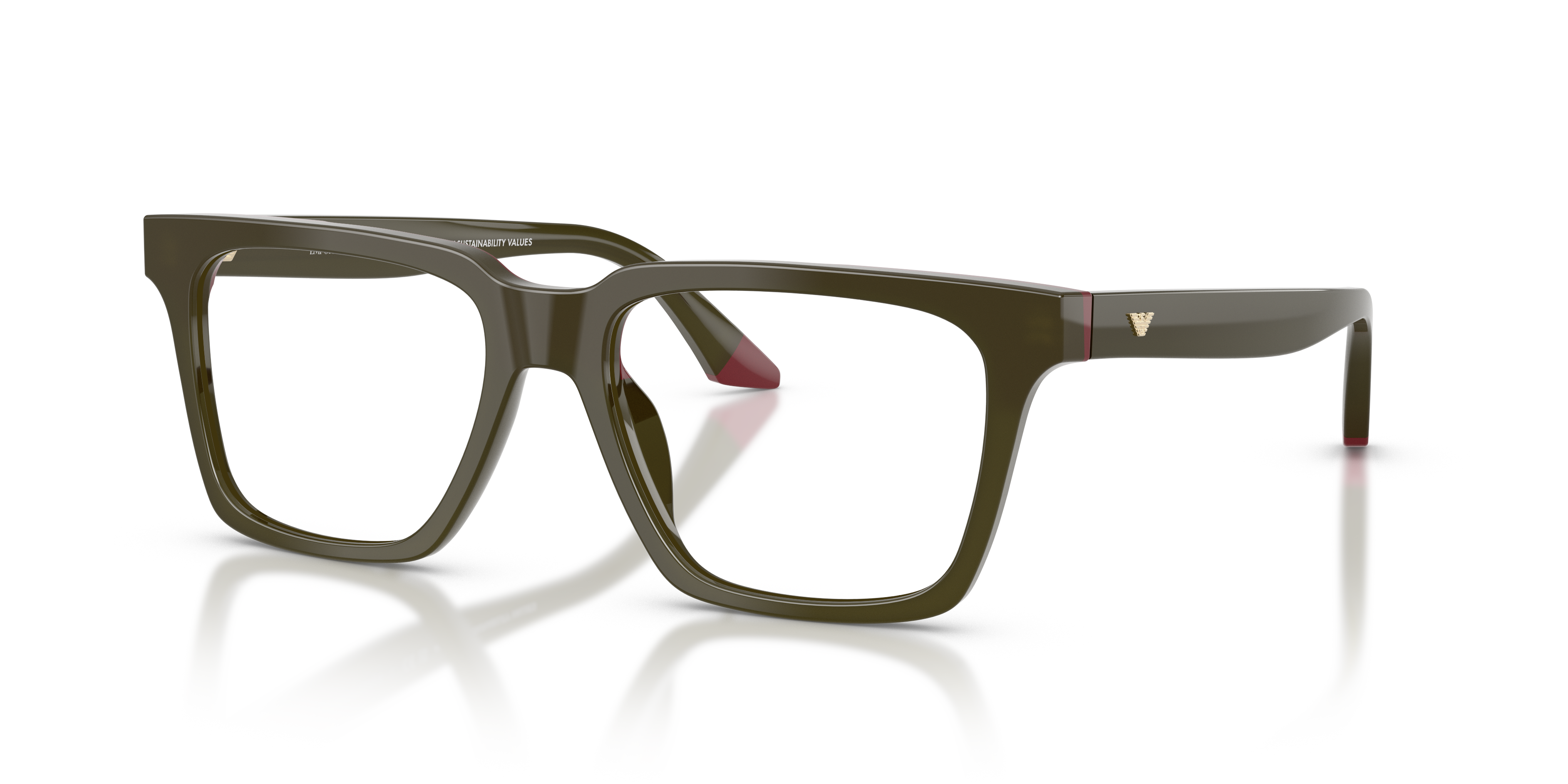 Occhiali da Vista Uomo Emporio Armani 0EA3272U Opaline Green/Bordeaux