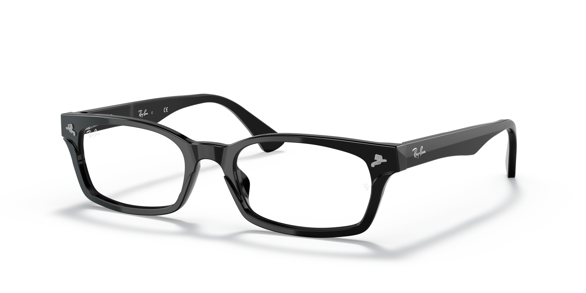 WOMEN'S EYEGLASSES RAY-BAN RX 5017A - 2000 GLOSS BLACK 