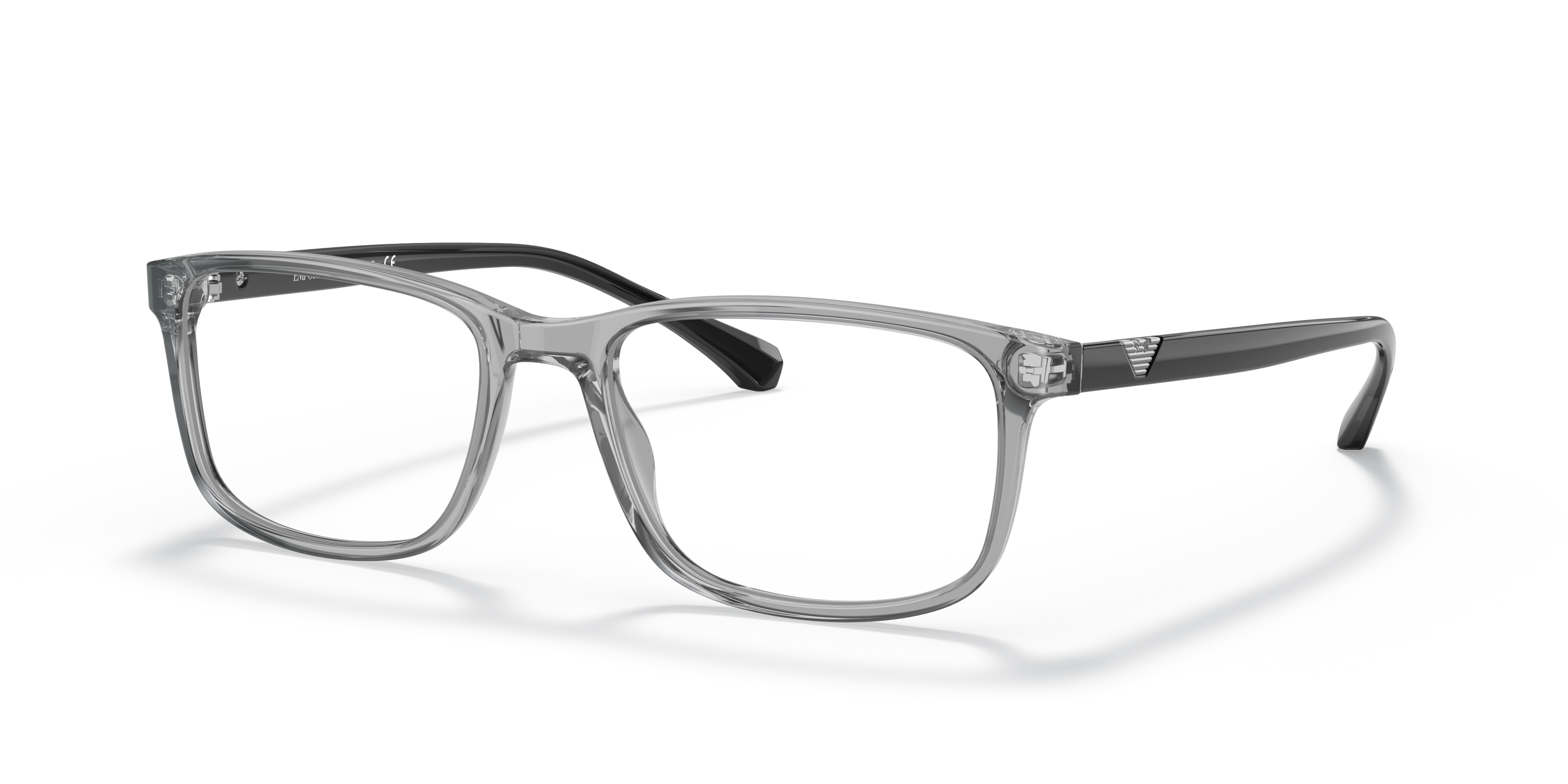 Occhiali da Vista Uomo Emporio Armani 0EA3098 Transparent Grey