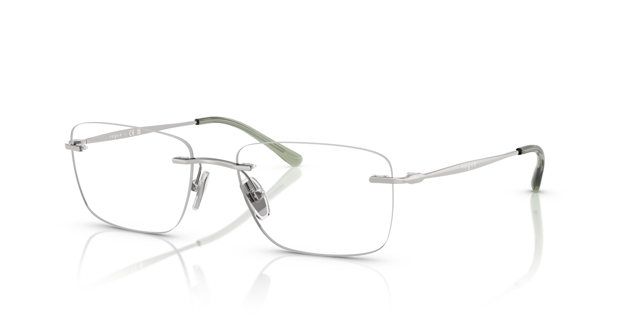 Vogue Eyewear 0VO4314I Occhiali da Vista Donna Argento - Eleganza Raff