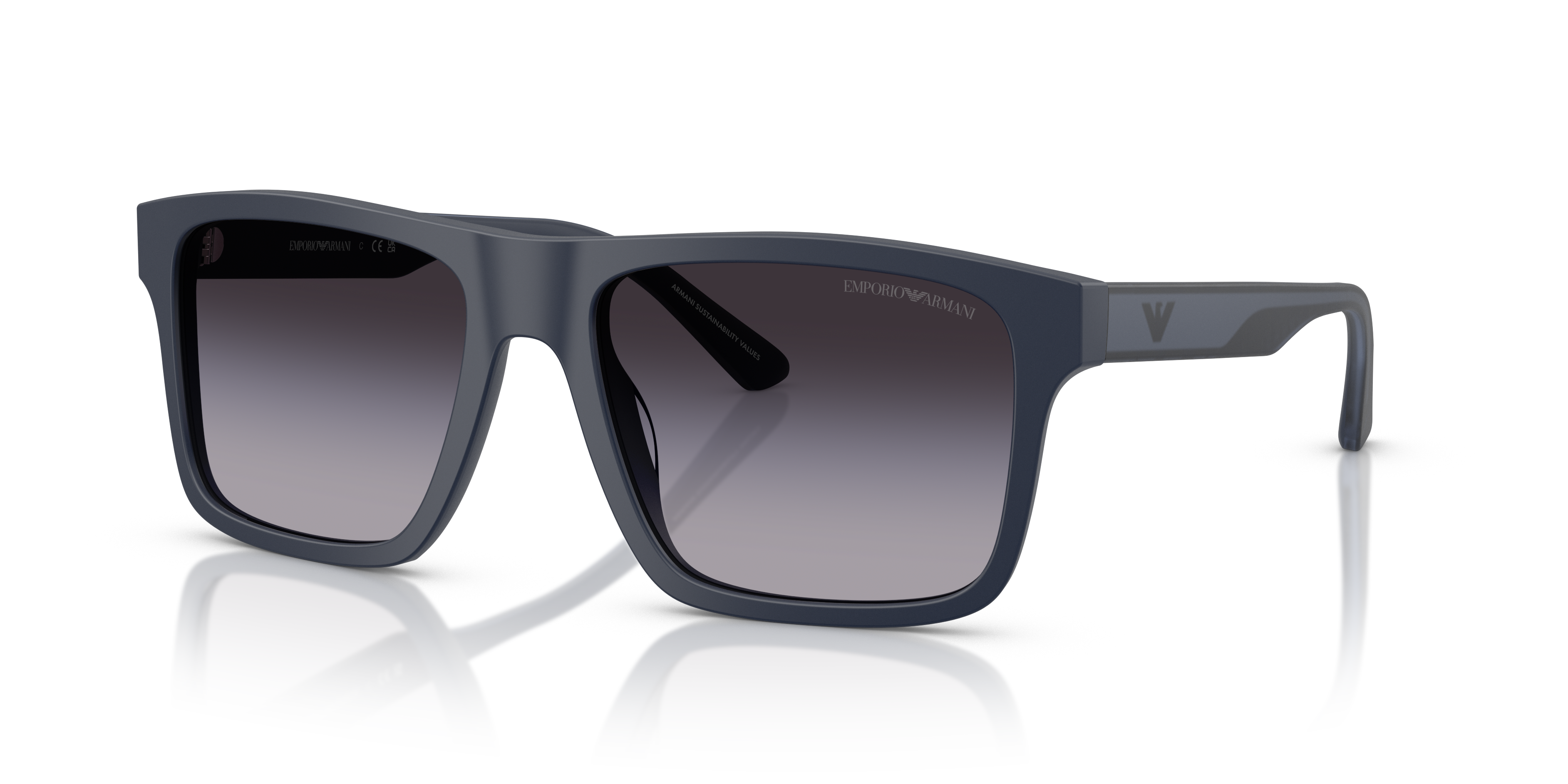 Occhiali da Sole Uomo Emporio Armani EA4232 Blu Opaco Originali