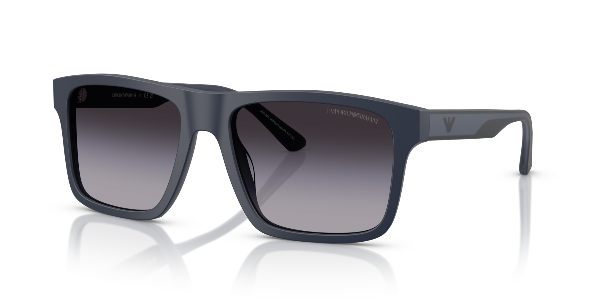 Occhiali da Sole Uomo Emporio Armani EA4232 Blu Opaco Originali