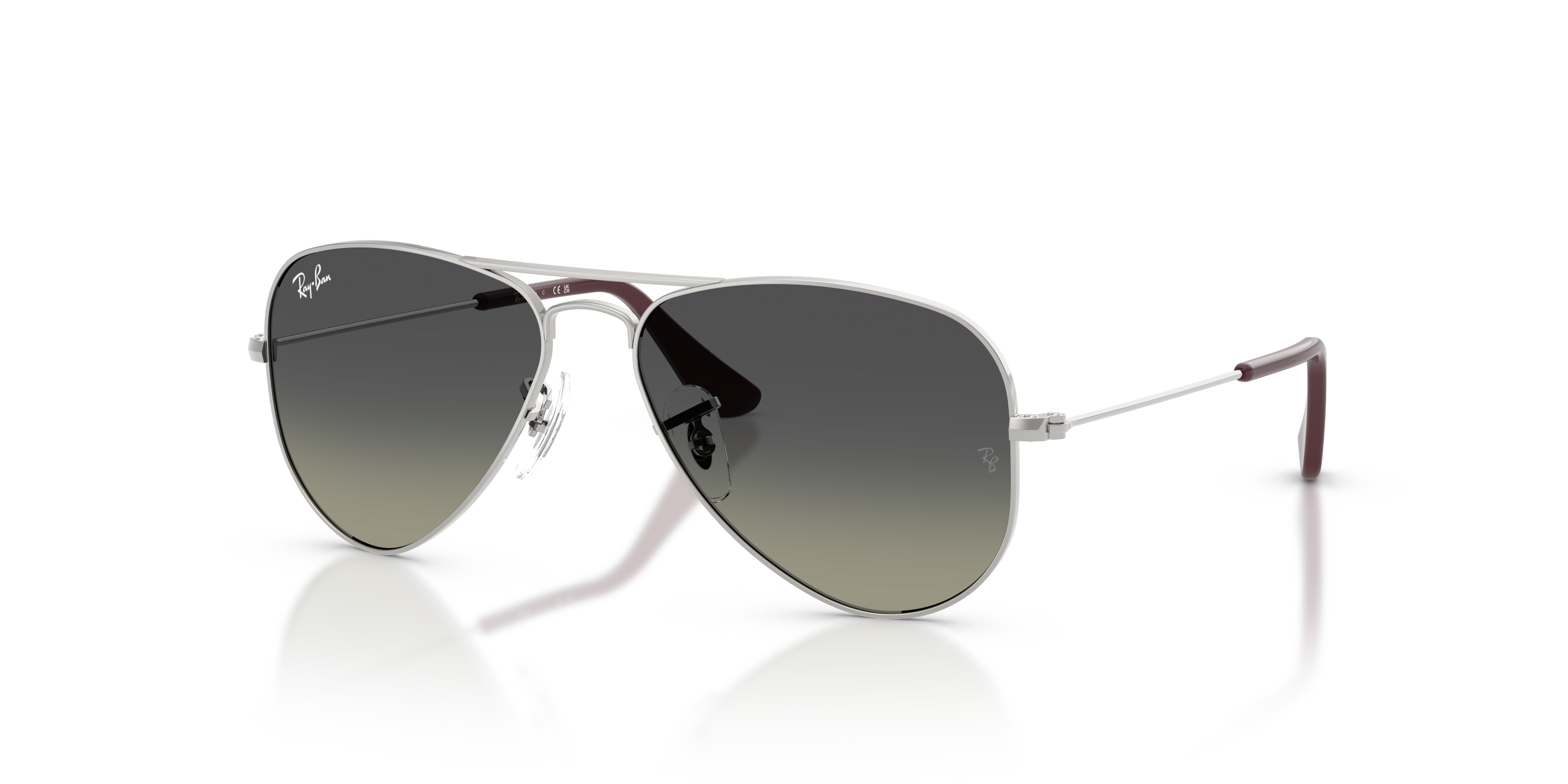 Occhiali da Sole Ray-Ban Junior Aviator Argento - Modello 0RJ9506S