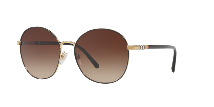Occhiali da Sole Burberry BE3094 Donna Light Gold - Eleganza Senza Tem