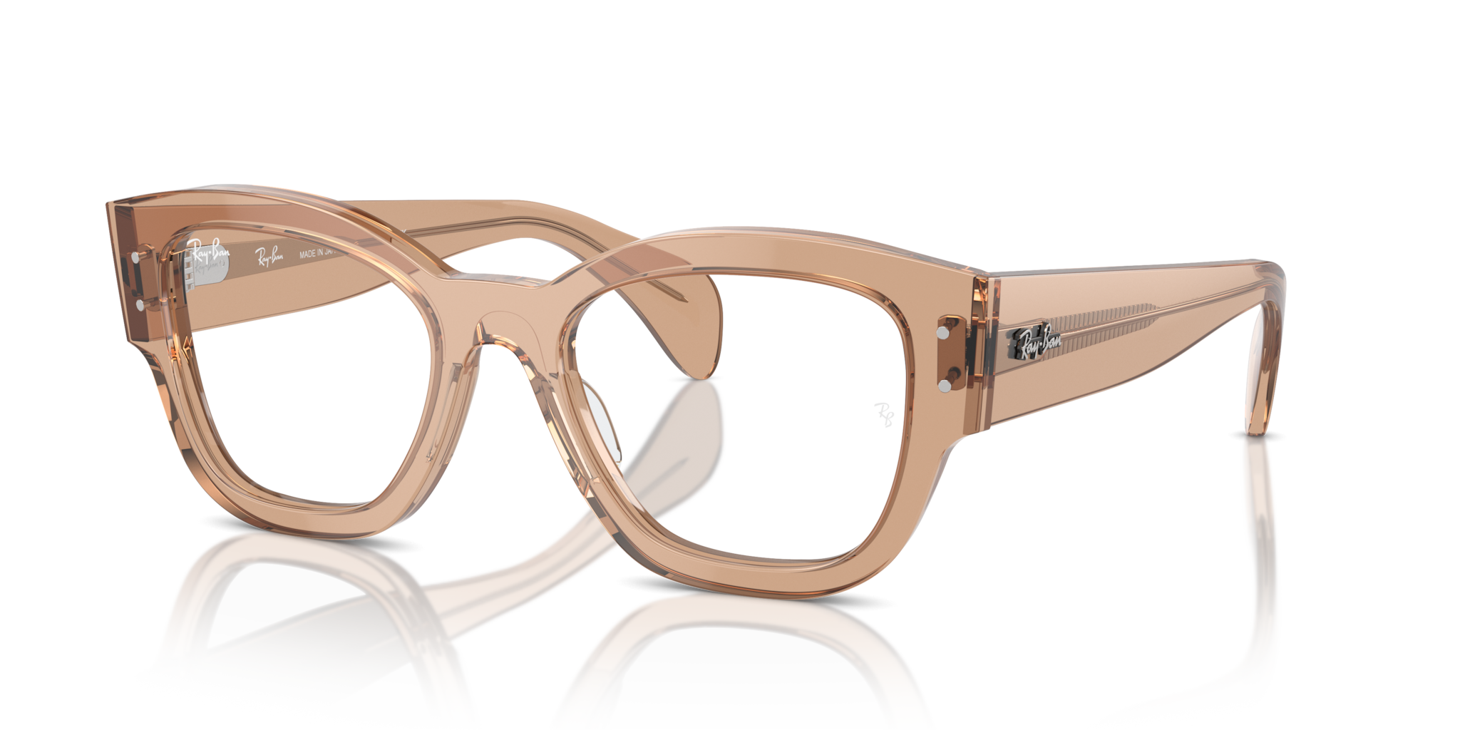 Occhiali da Vista Ray-Ban Jorge Transparent Light Brown | Originali