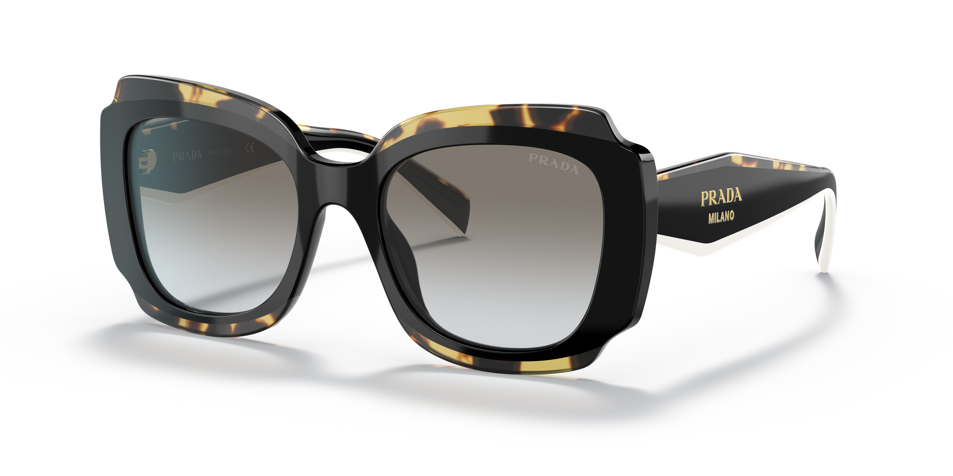 Occhiali da Sole Prada PR 16YS Donna Black/Havana | Stile Iconico