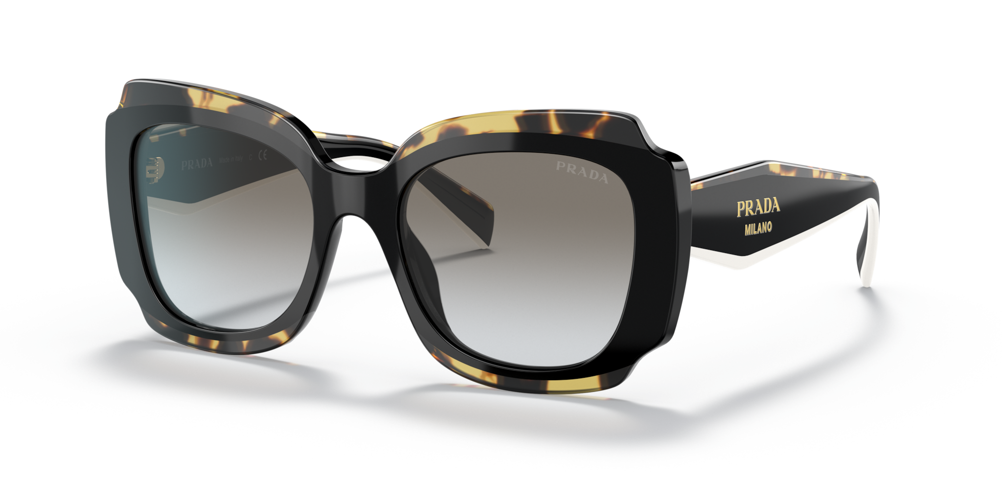Occhiali da Sole Prada PR 16YS Donna Black/Havana | Stile Iconico