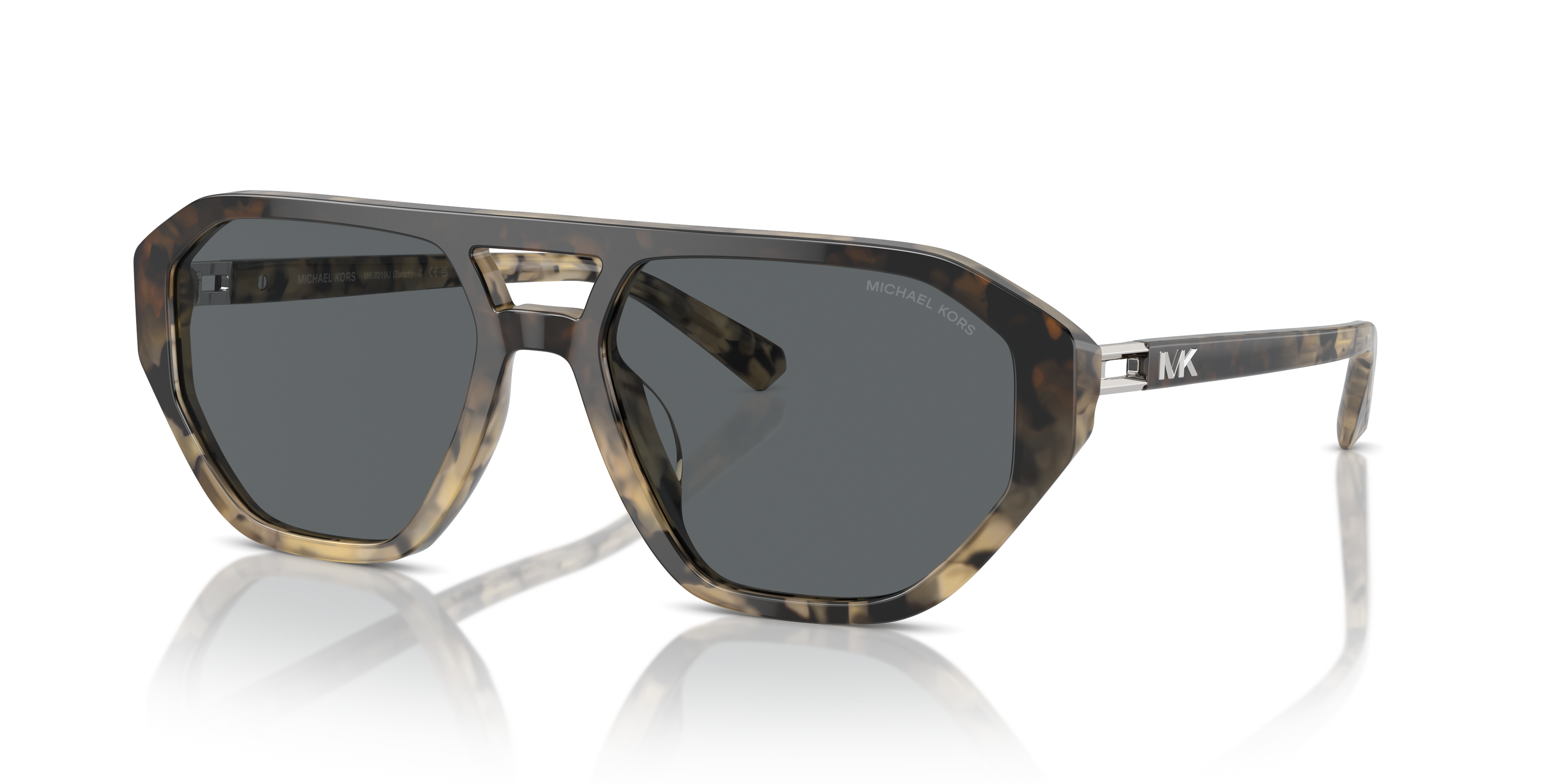 Occhiali da Sole Michael Kors Uomo Zurich 0MK2219U Neri Tartarugati