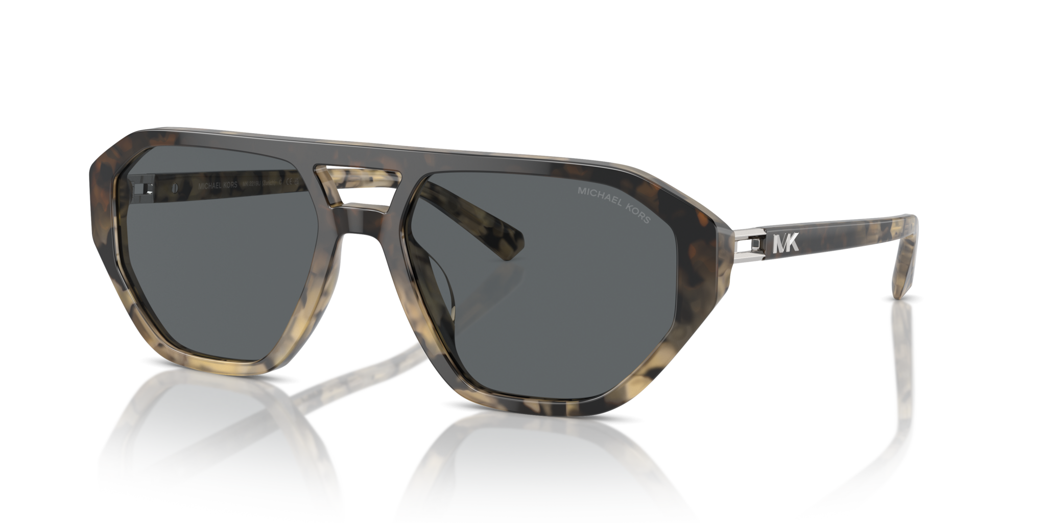 Occhiali da Sole Michael Kors Uomo Zurich 0MK2219U Neri Tartarugati