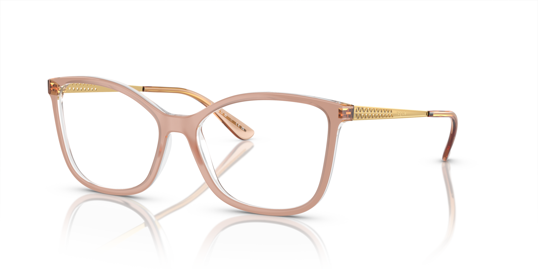 Vogue Eyewear 0VO5334 Occhiali da Vista Donna - Rosa Trasparente