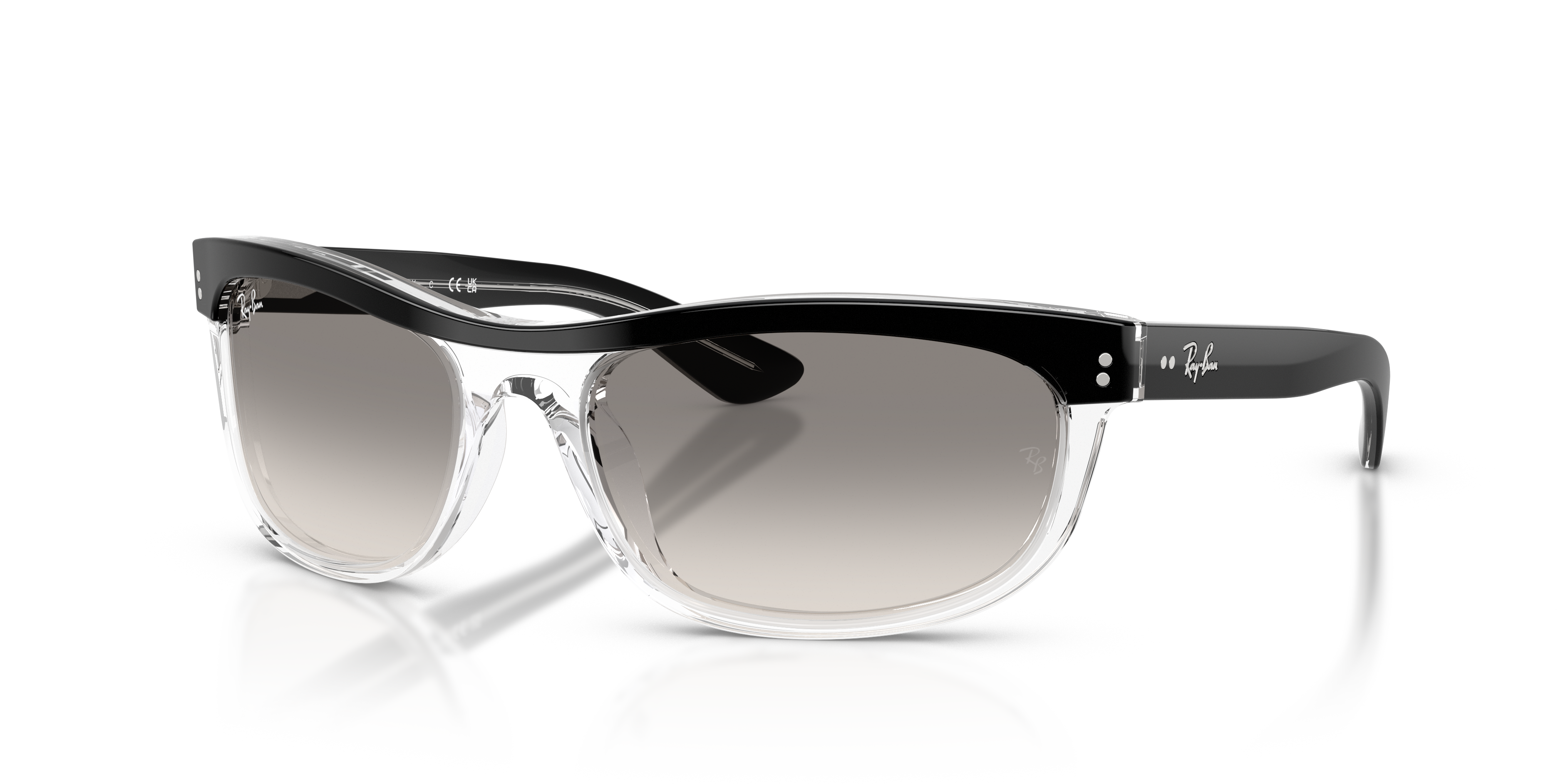 Occhiali da sole Ray-Ban Balorama neri trasparenti 0RB2489 unisex