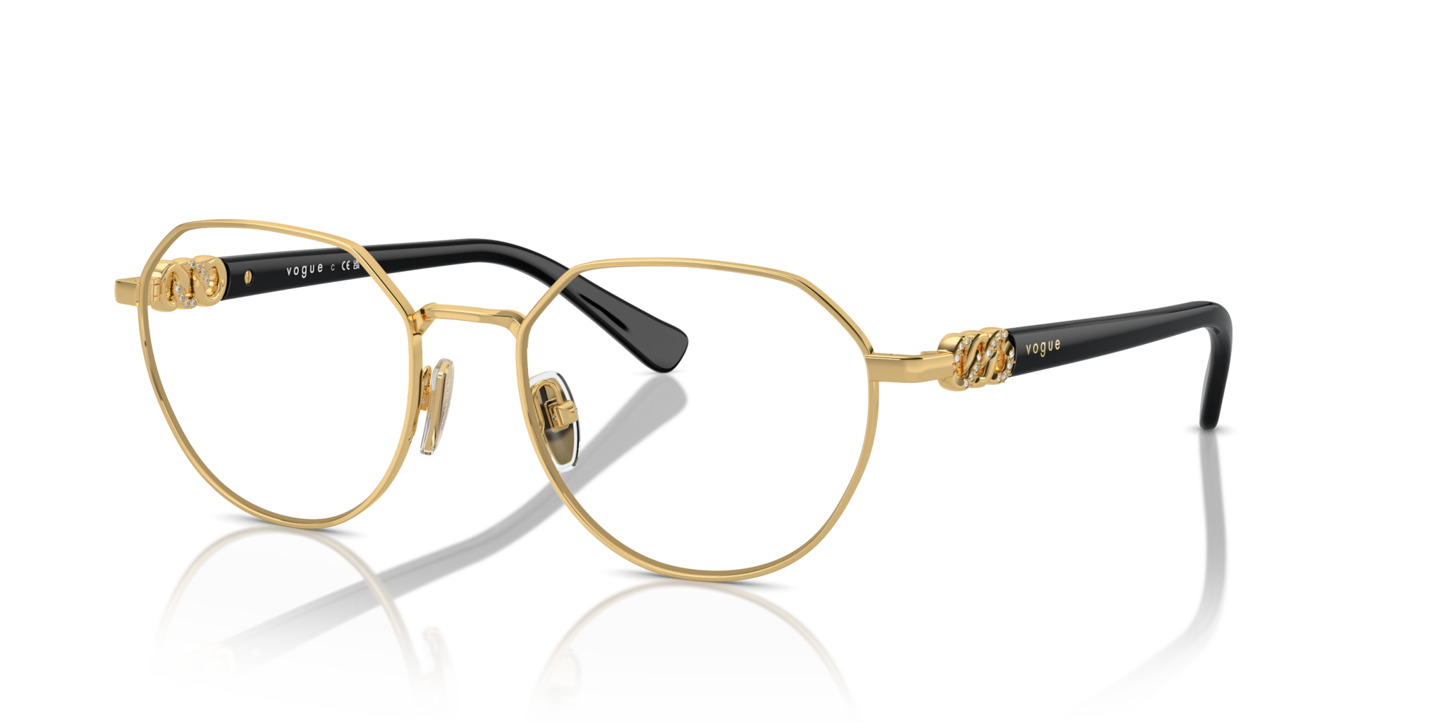Occhiali da Vista Donna Vogue Eyewear 0VO4311B Oro | Stile Raffinato