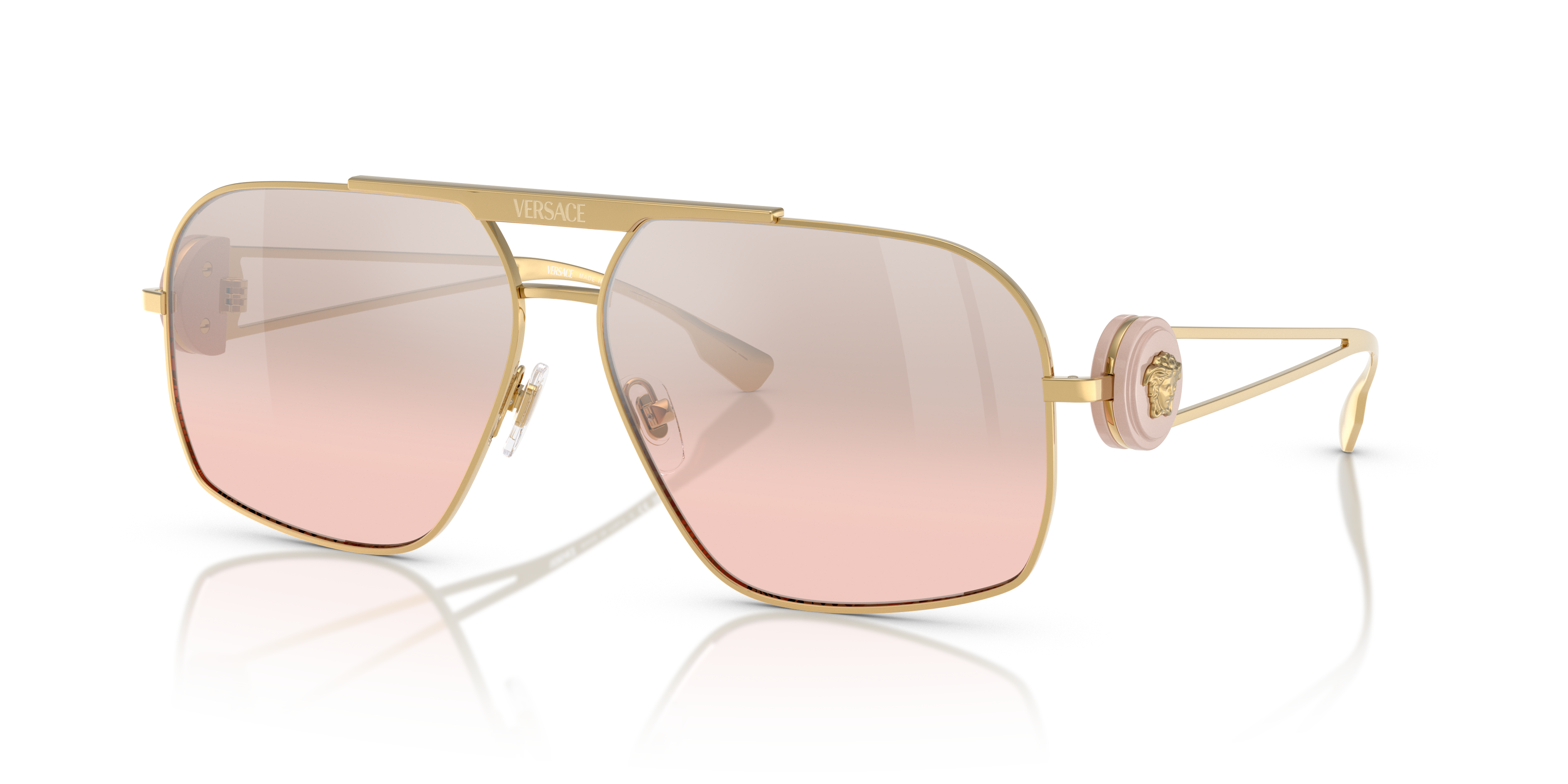 Occhiali da Sole Versace Uomo Oro VE2269 Gold - Stile Iconico