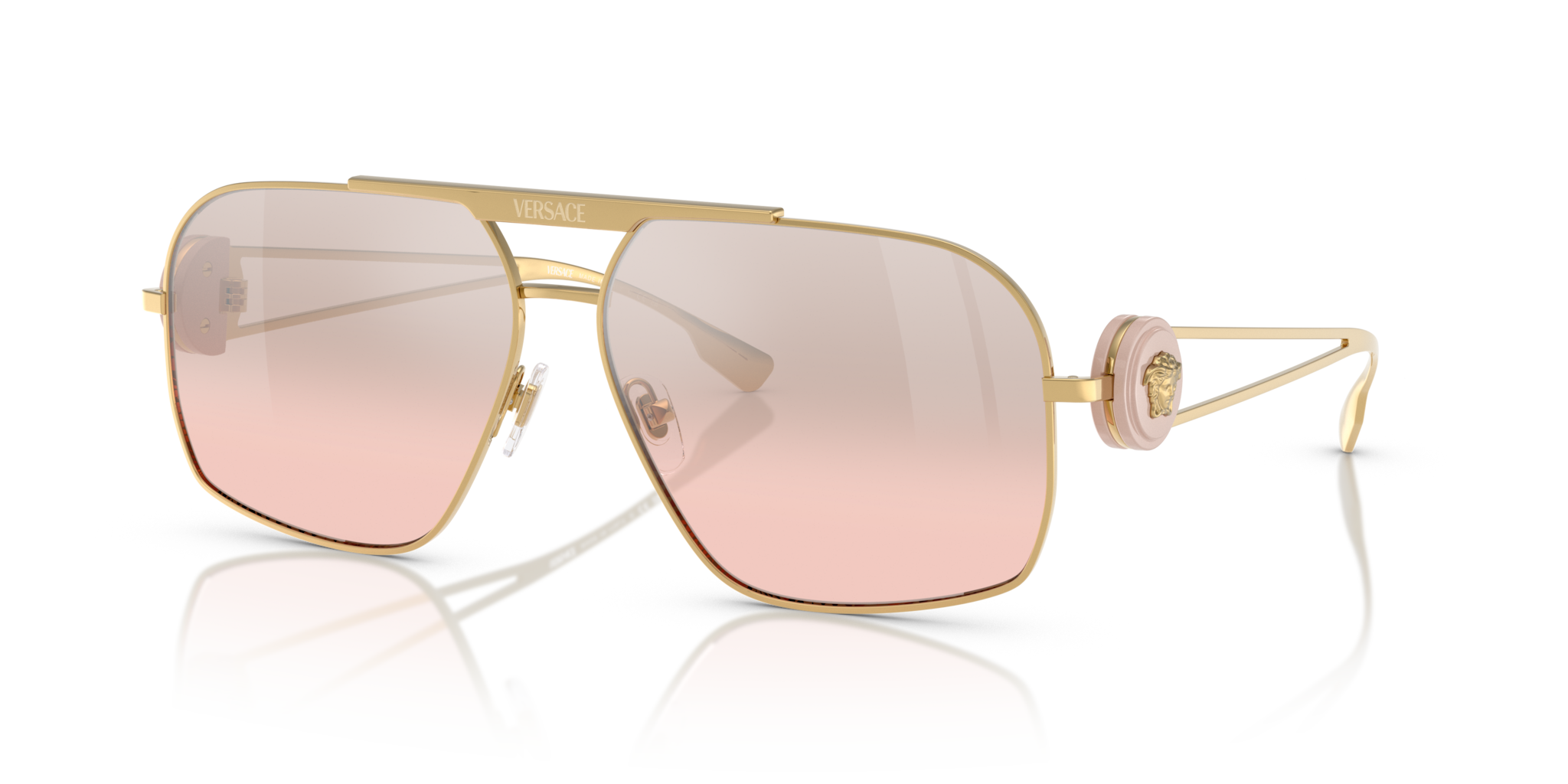 Occhiali da Sole Versace Uomo Oro VE2269 Gold - Stile Iconico
