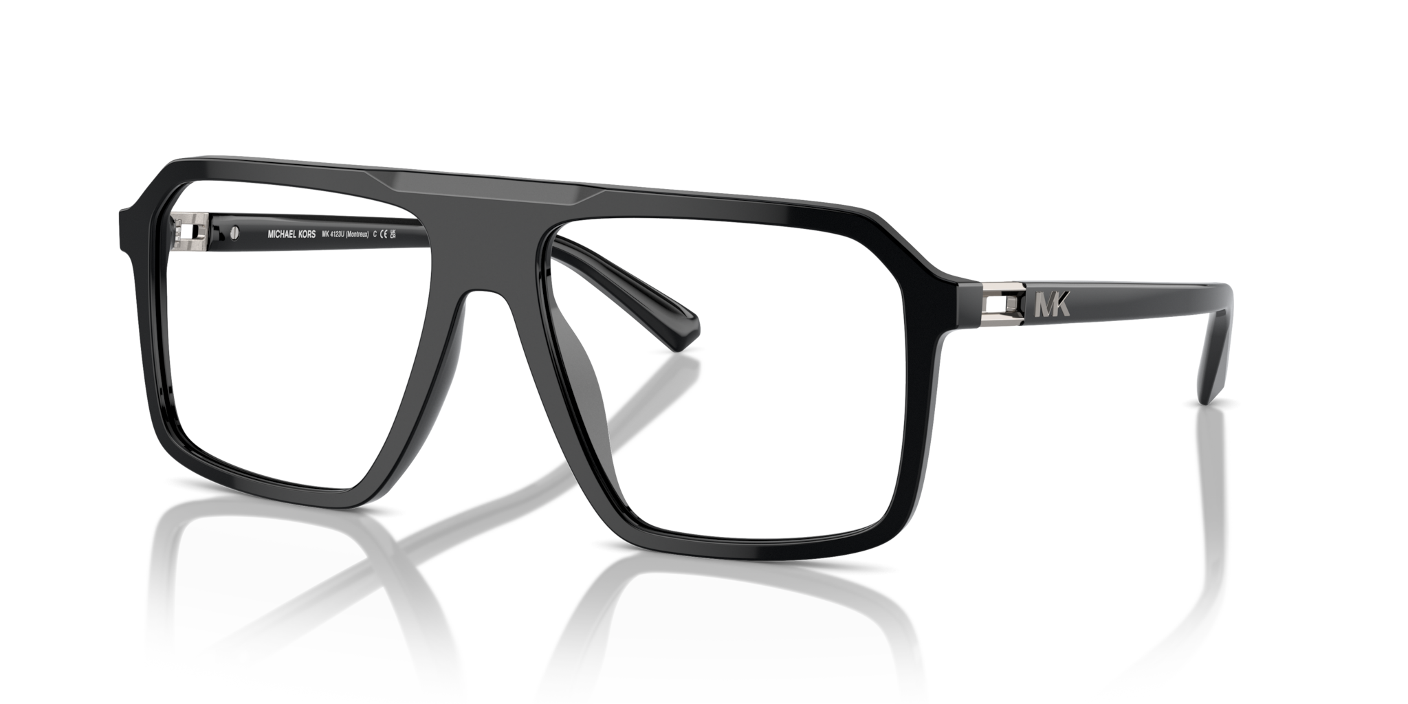 Michael Kors 0MK4123U Uomo: Occhiali da Vista Neri di Design