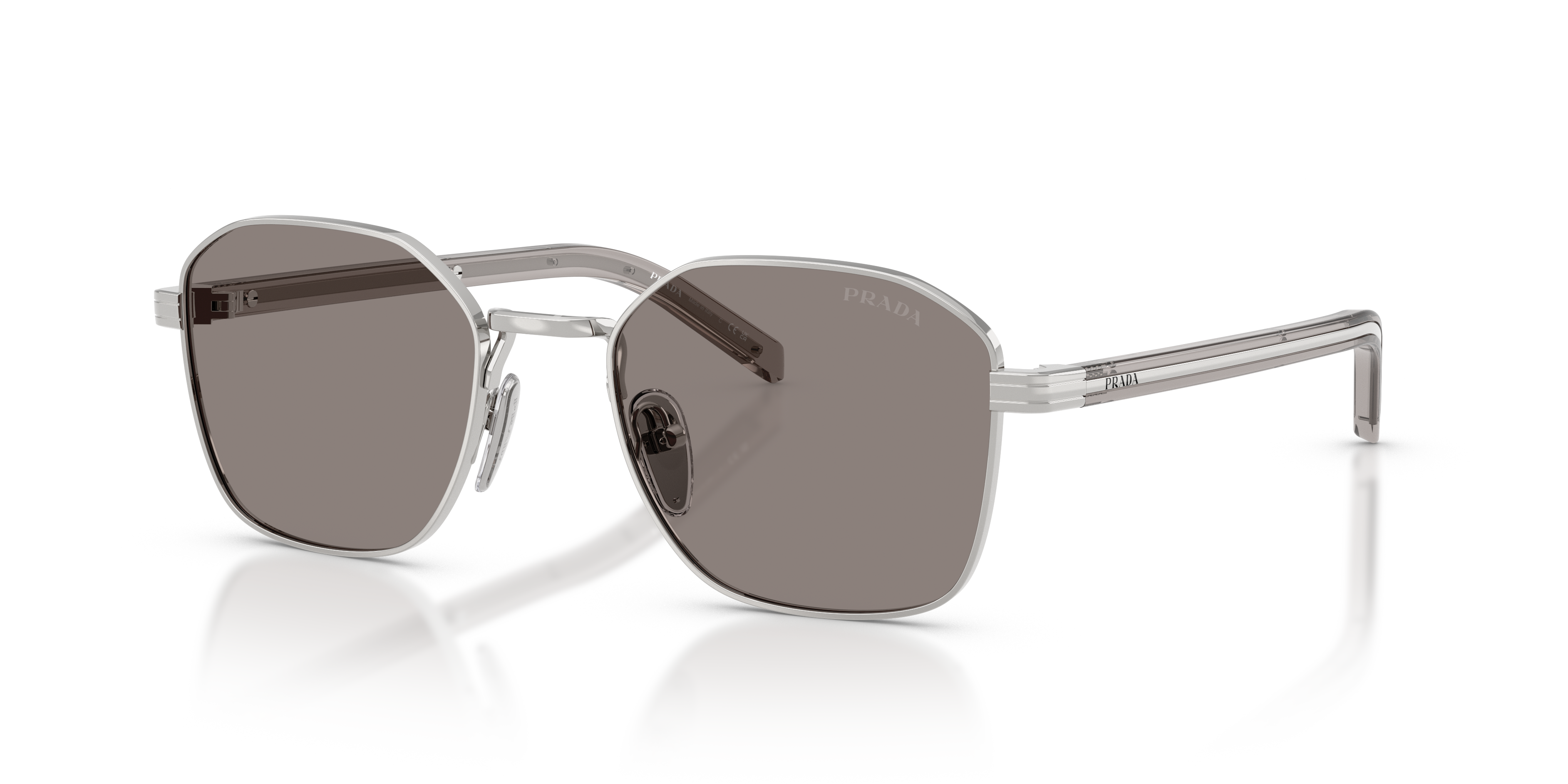 Occhiali da Sole Uomo Prada 0PR C50S Silver | Stile Moderno