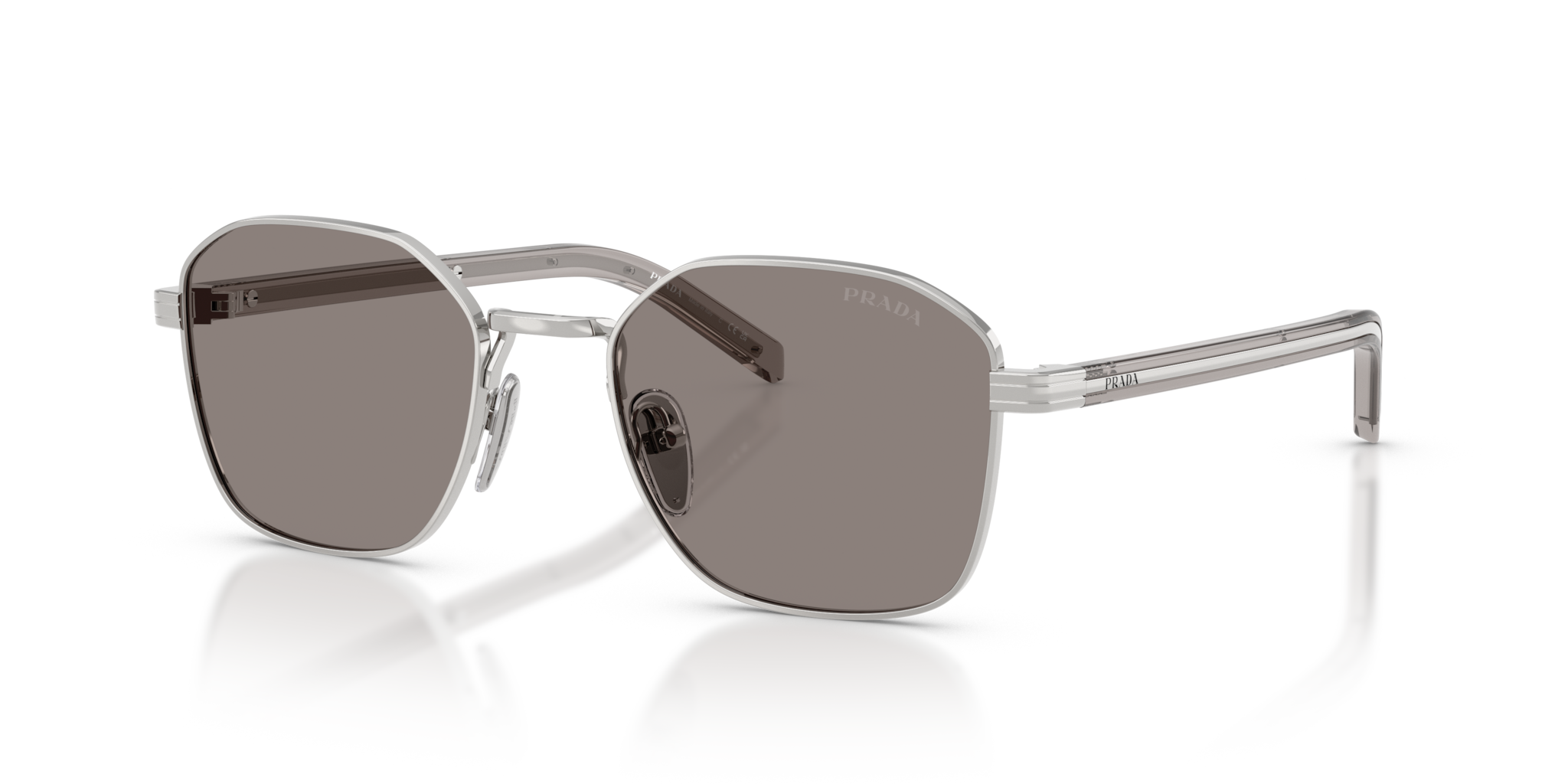 Occhiali da Sole Uomo Prada 0PR C50S Silver | Stile Moderno