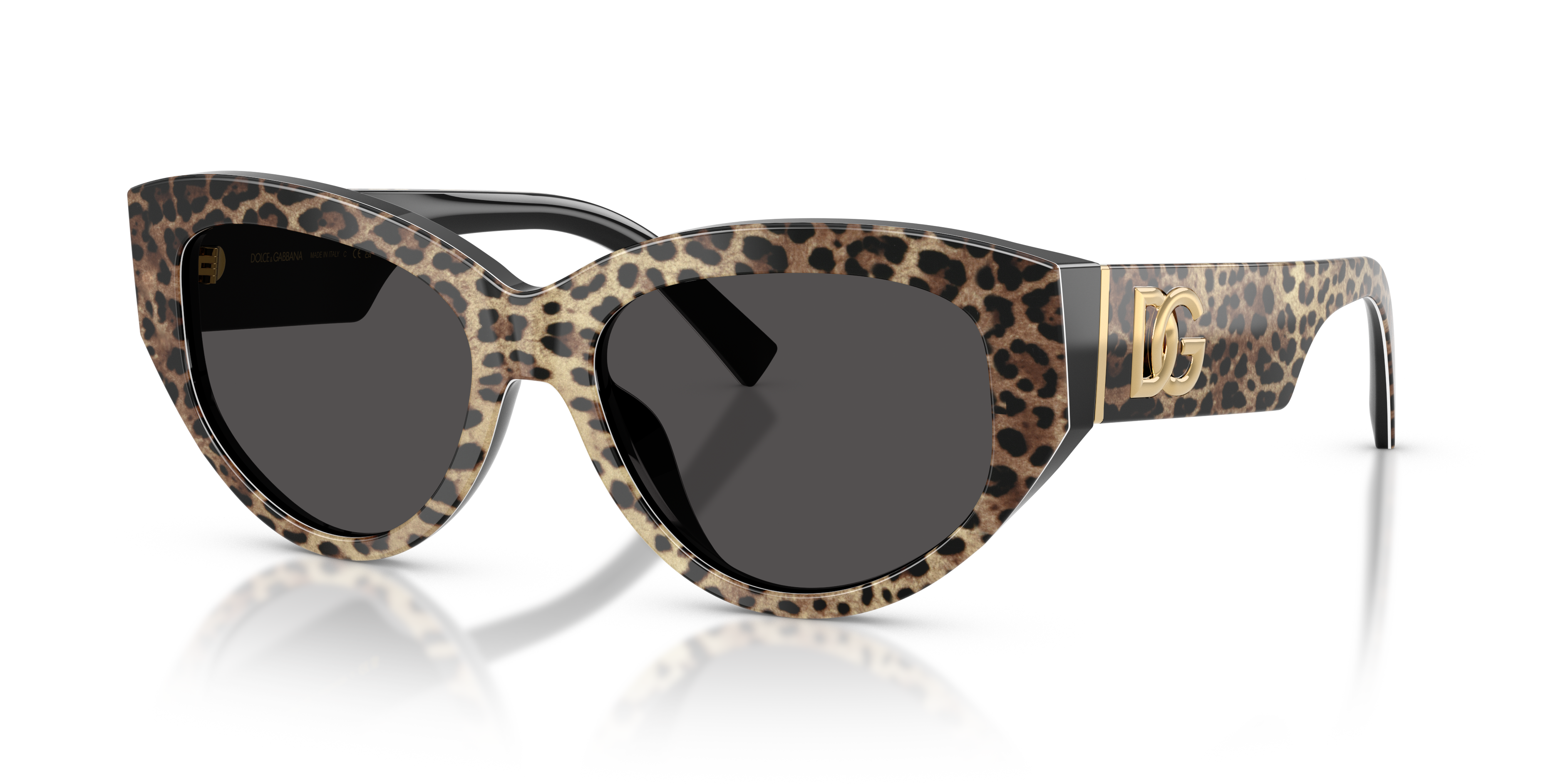 Occhiali da Sole Dolce Gabbana DG4514 Donna Leo Brown On Black | Origi