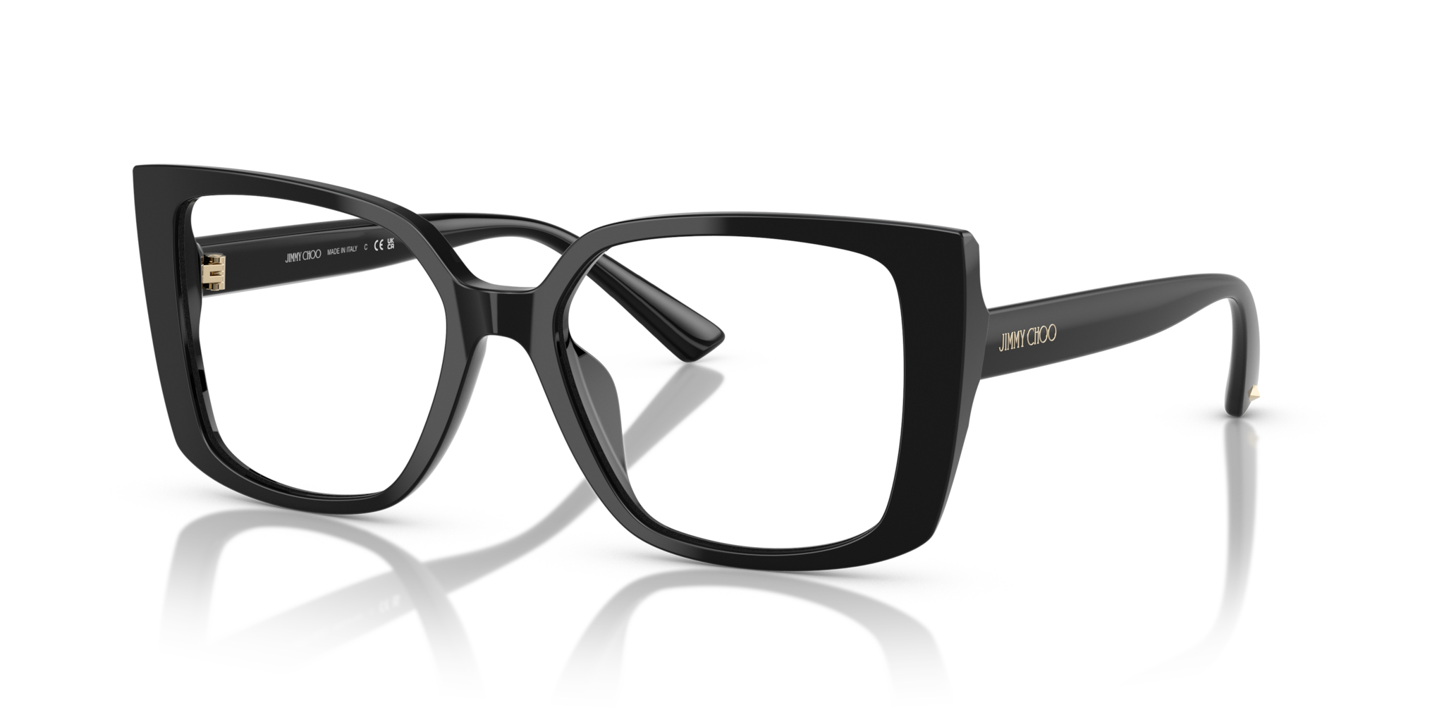 Occhiali da vista Jimmy Choo 0JC3024U Neri Donna - Eleganza Senza Temp