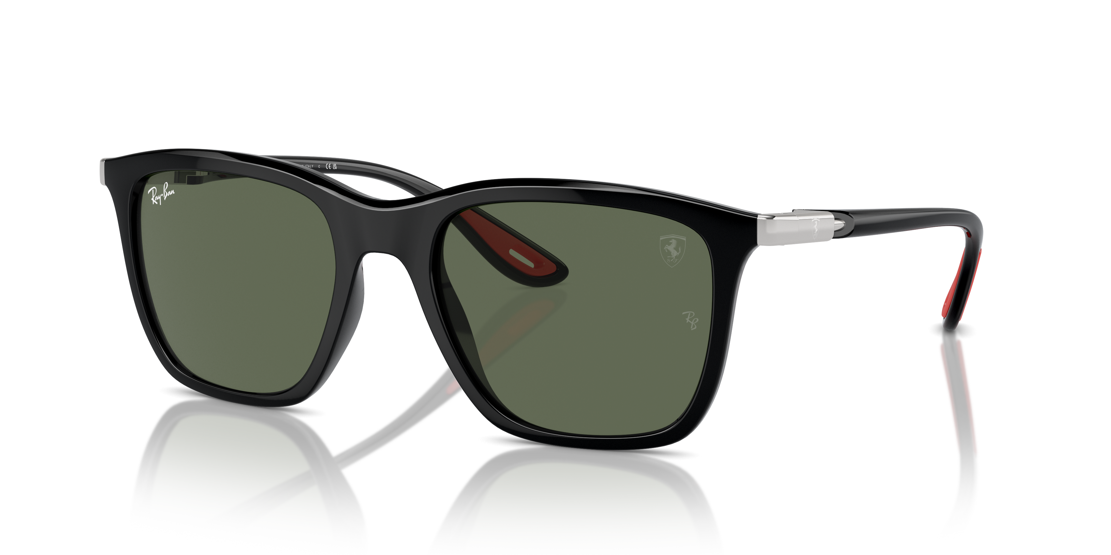 Occhiali da Sole Ray-Ban RB4433M Scuderia Ferrari Neri | Edizione Limi