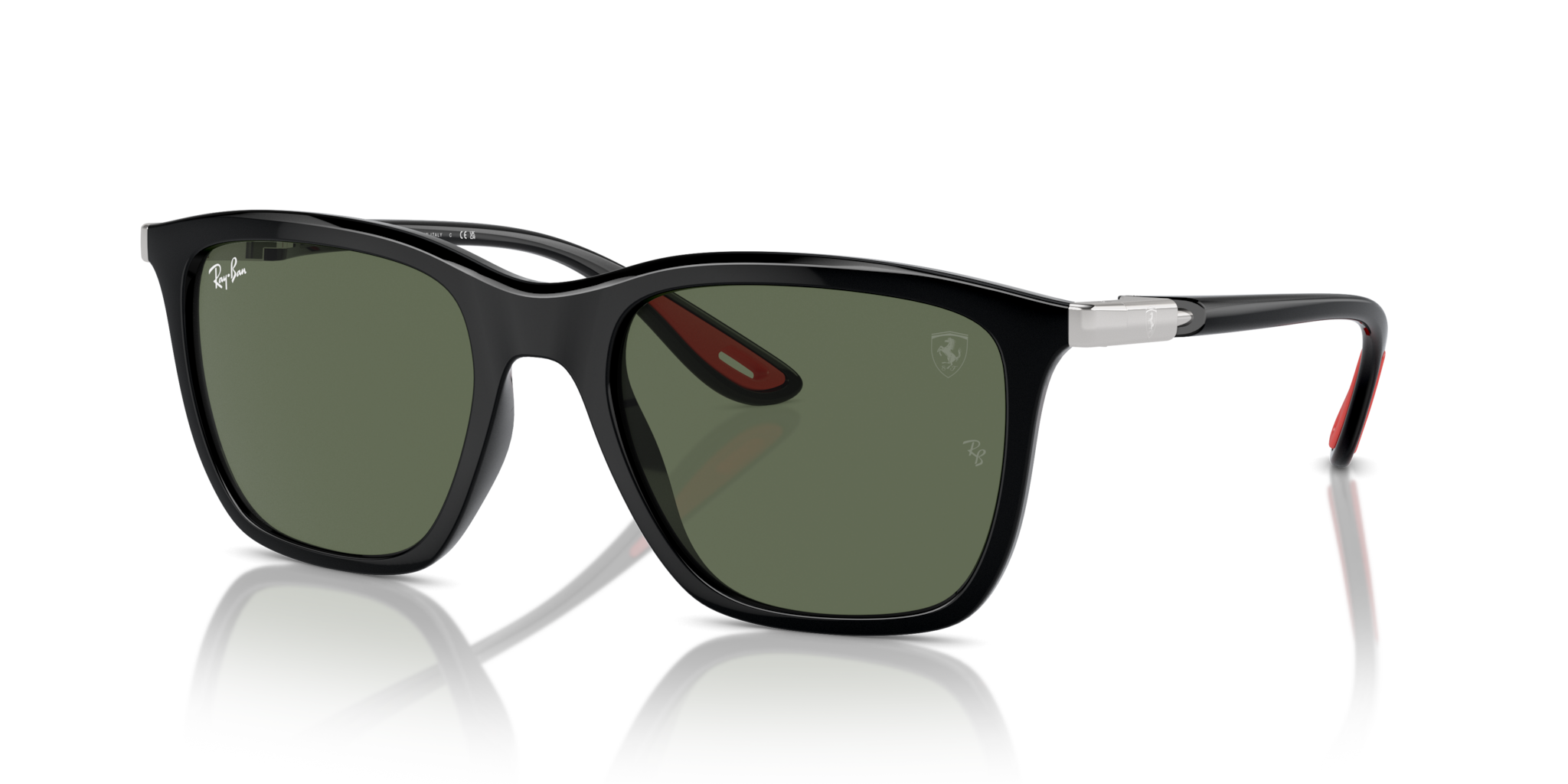 Occhiali da Sole Ray-Ban RB4433M Scuderia Ferrari Neri | Edizione Limi