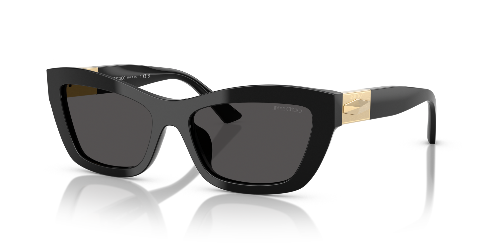 Occhiali da Sole Jimmy Choo JC5030U Neri Donna | Protezione UV Garanti
