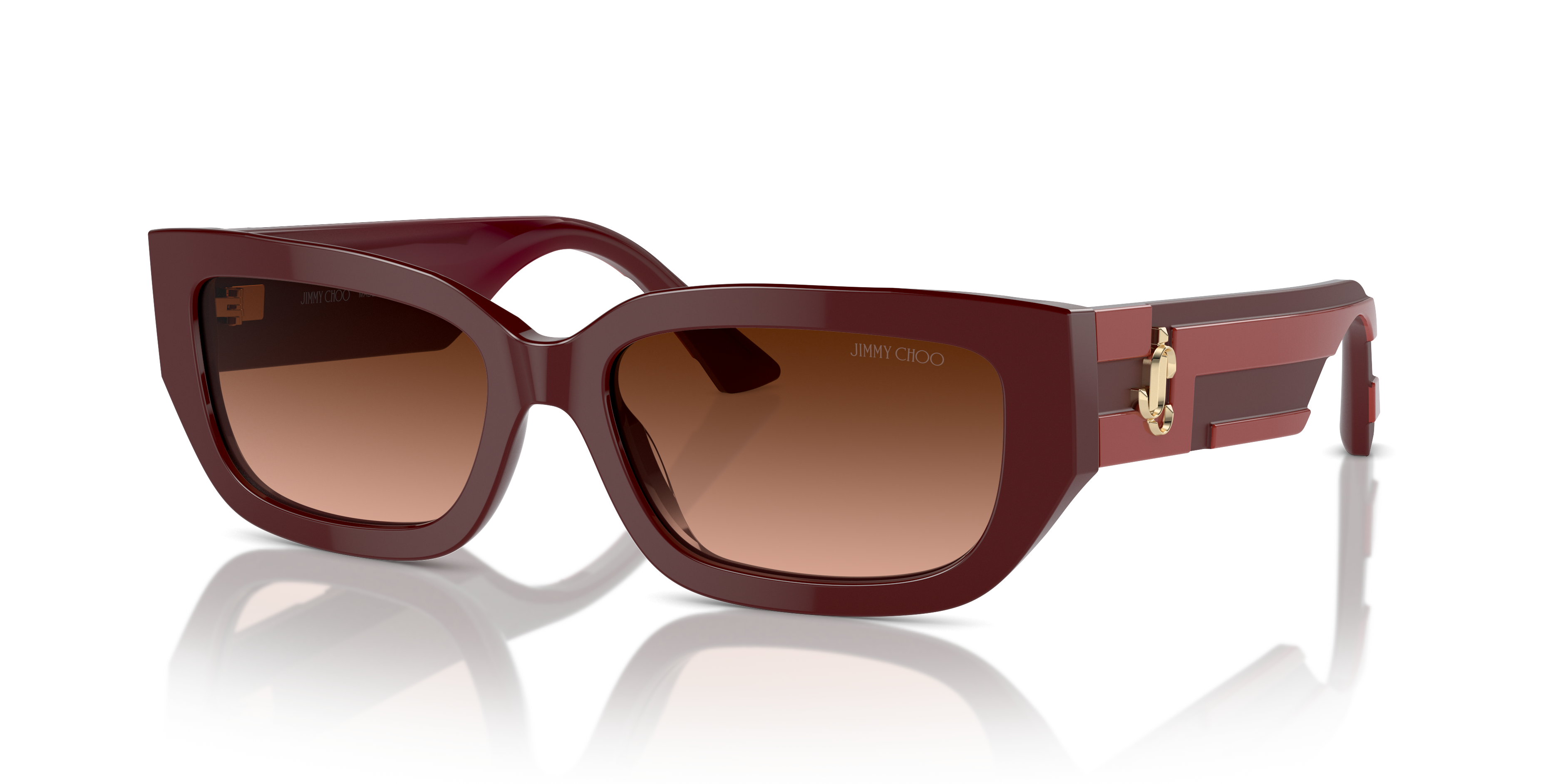 Occhiali da Sole Jimmy Choo JC5017 Rossi Originali | Donna