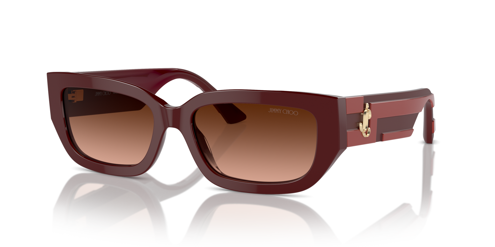 Occhiali da Sole Jimmy Choo JC5017 Rossi Originali | Donna