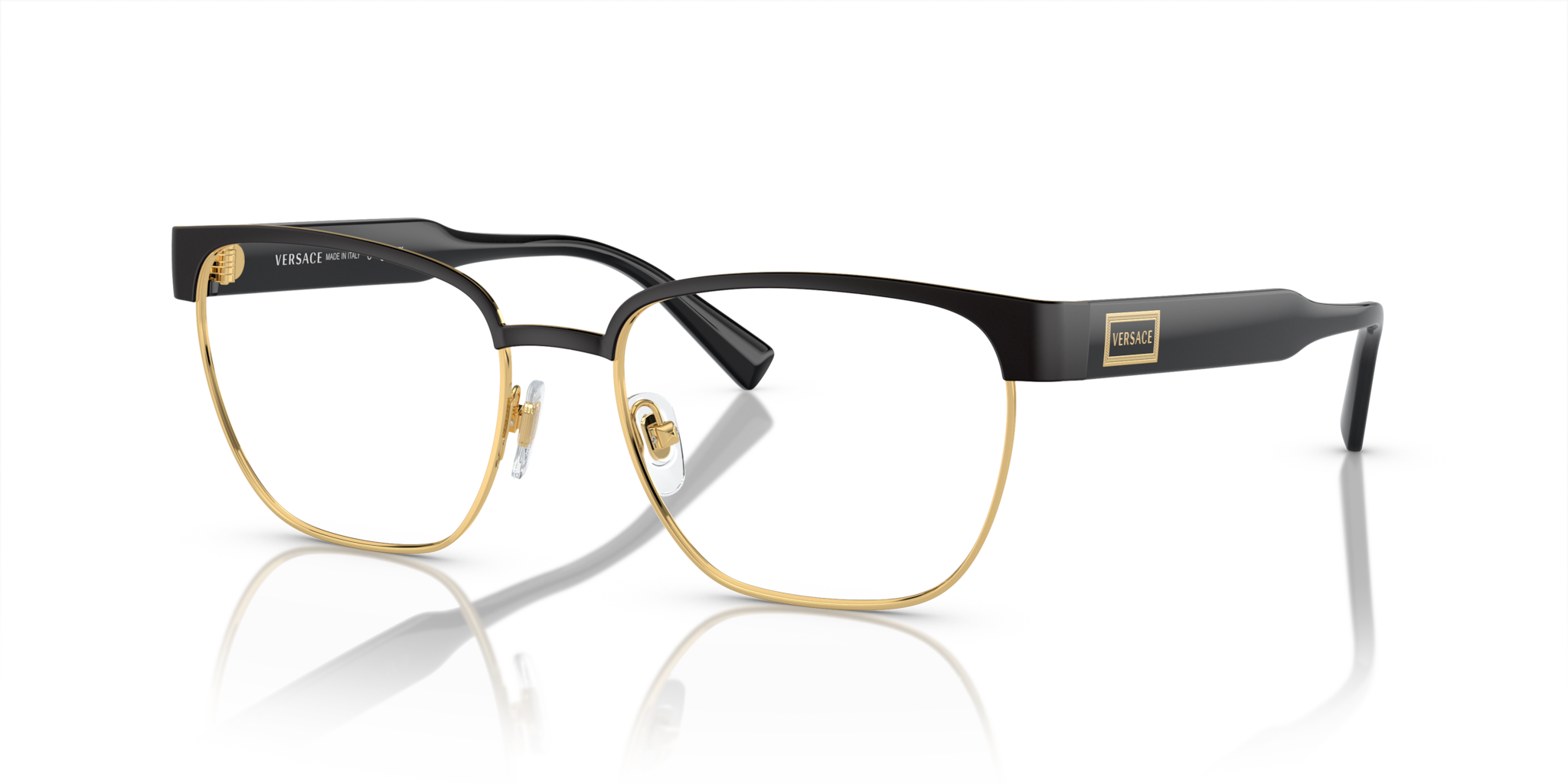 Occhiali da Vista Versace 0VE1264 Uomo Black/Gold | Eleganza Iconica