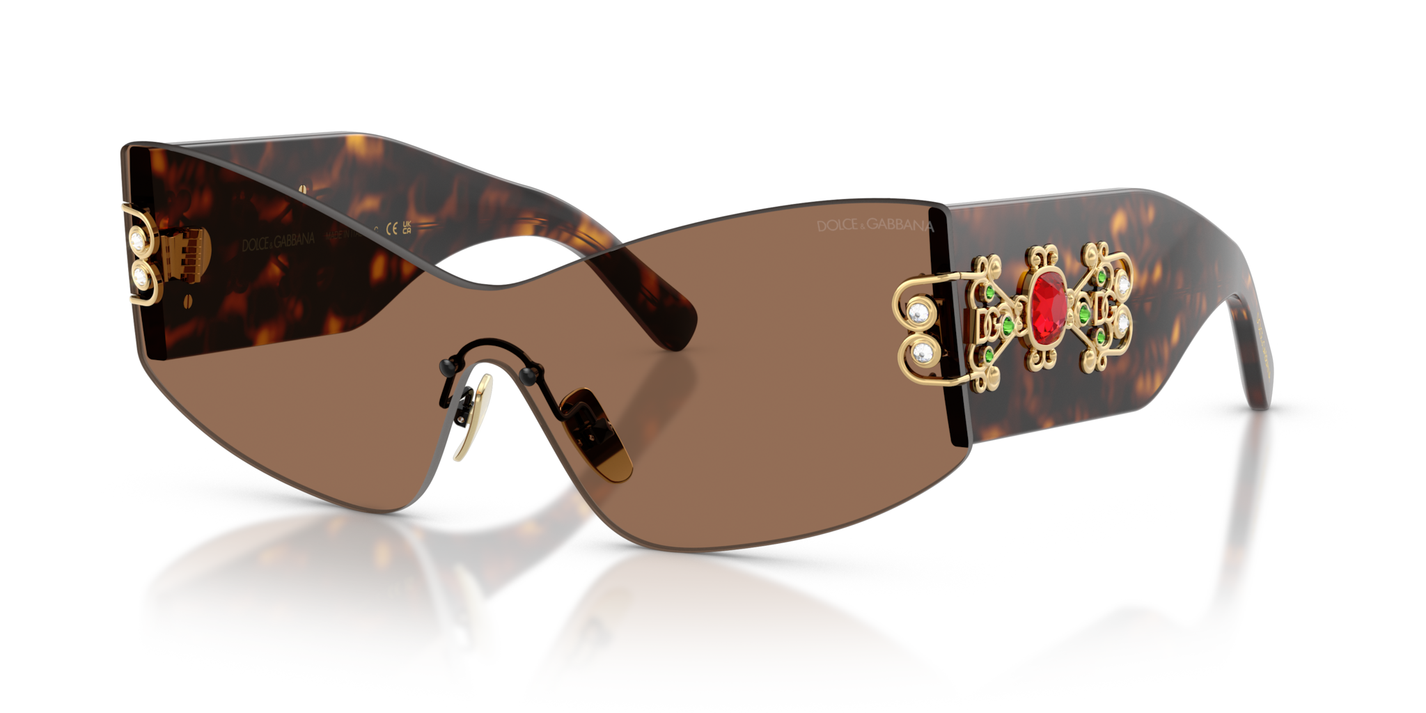 DOLCE &amp; GABBANA DG 6188 - 501/87 BLACK | UNISEX CALIBER 61 SUNGLASSES 