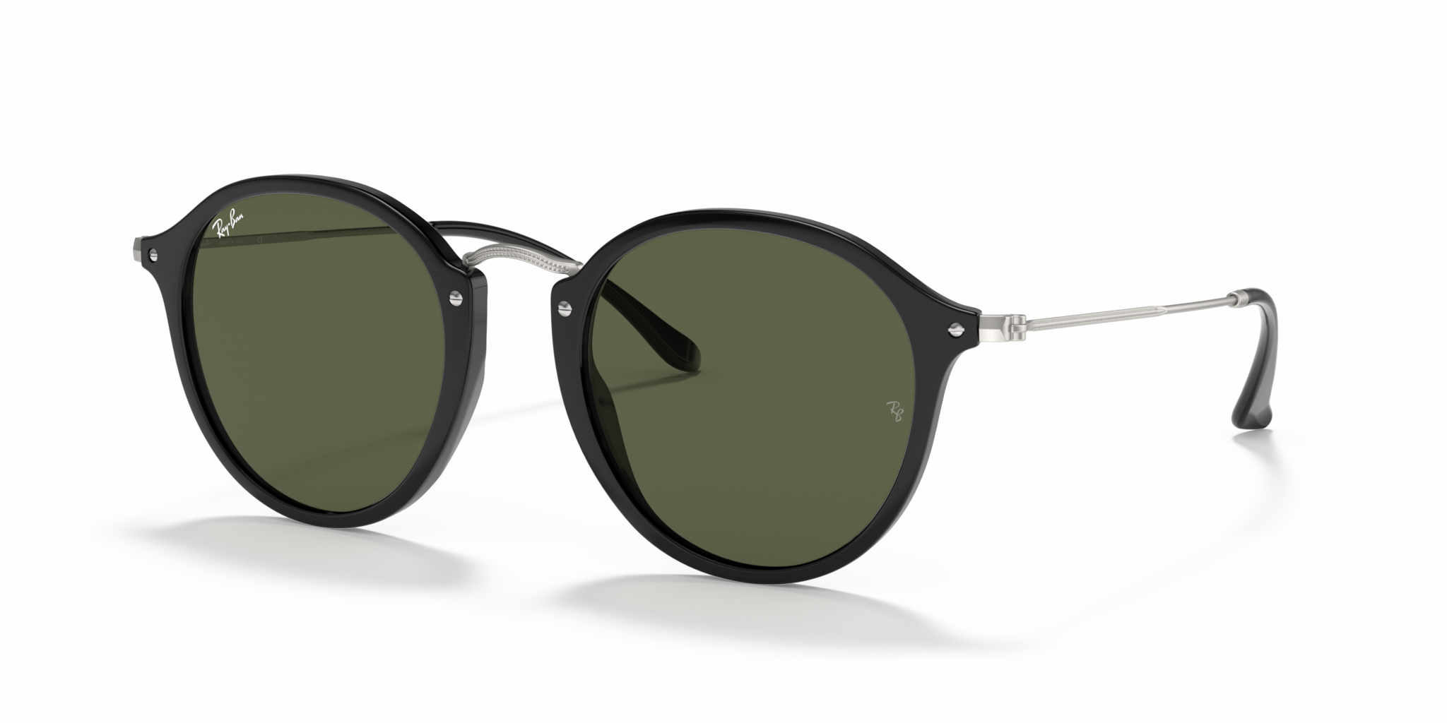 Occhiali da Sole Ray-Ban Round Neri 0RB2447 Originali Unisex
