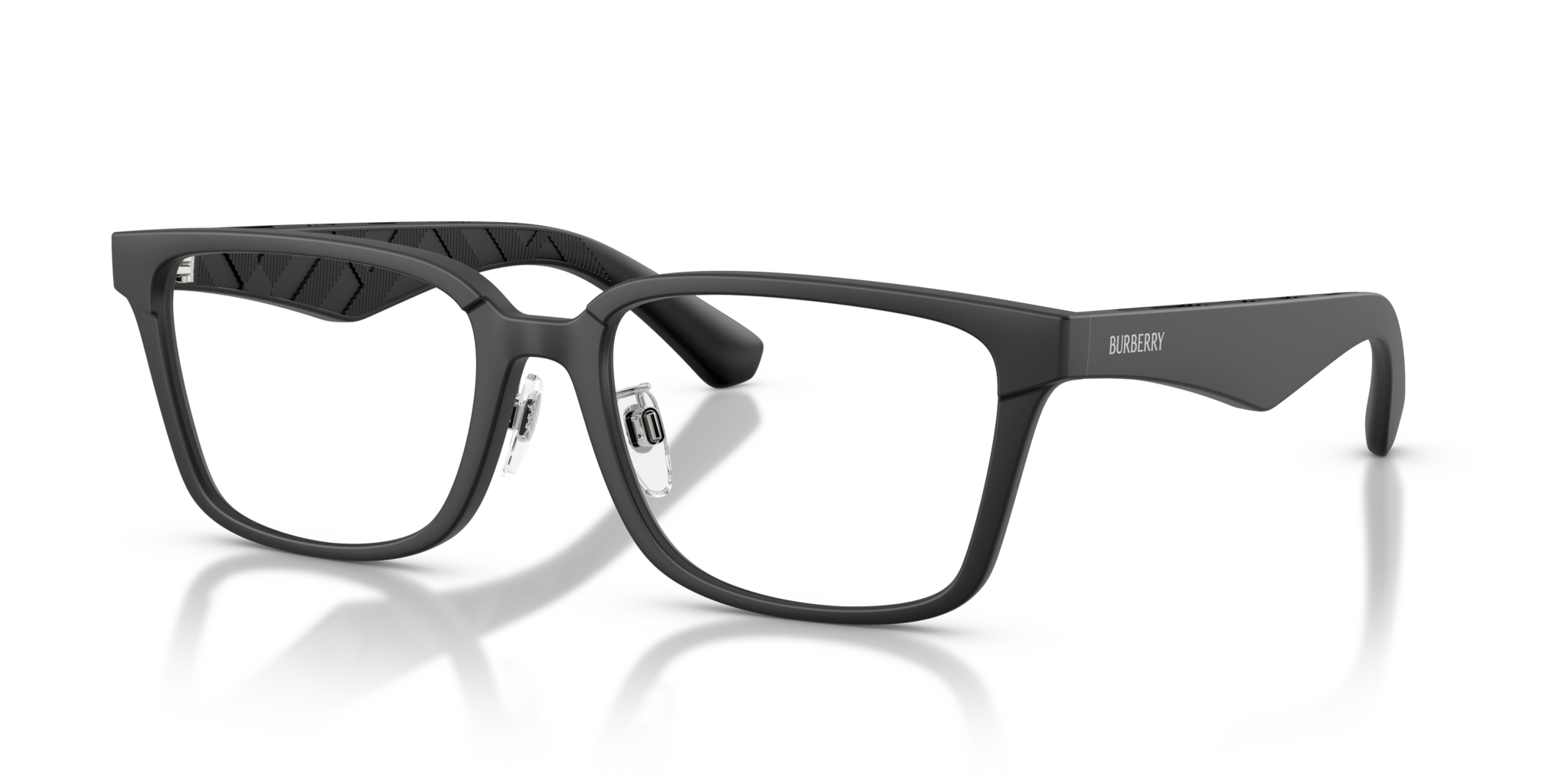 Occhiali da Vista Uomo Burberry 0BE2450D Nero Opaco - Stile Maschile