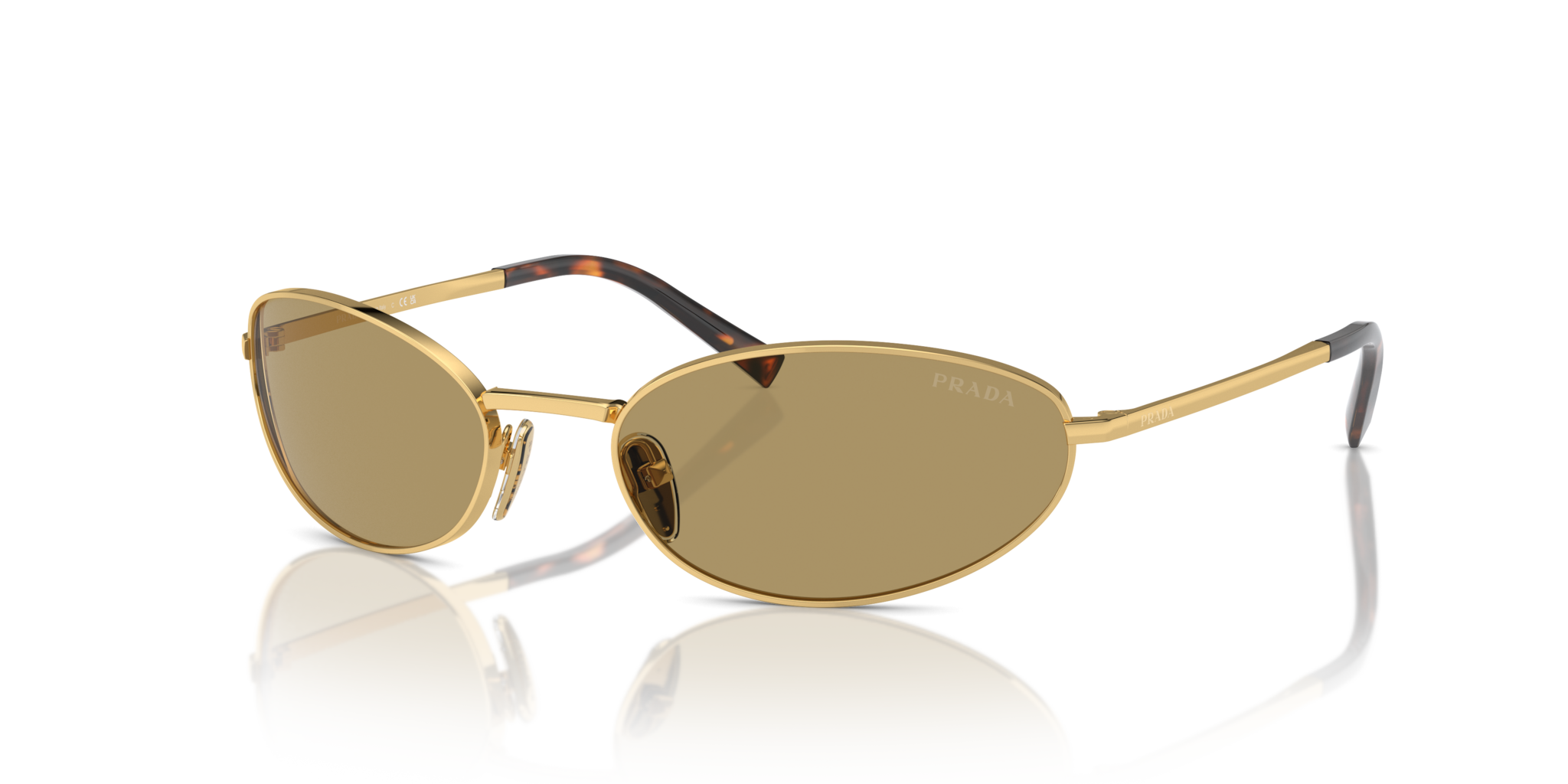 Occhiali da Sole Prada 0PR A59S Gold Donna - Eleganza Autentica