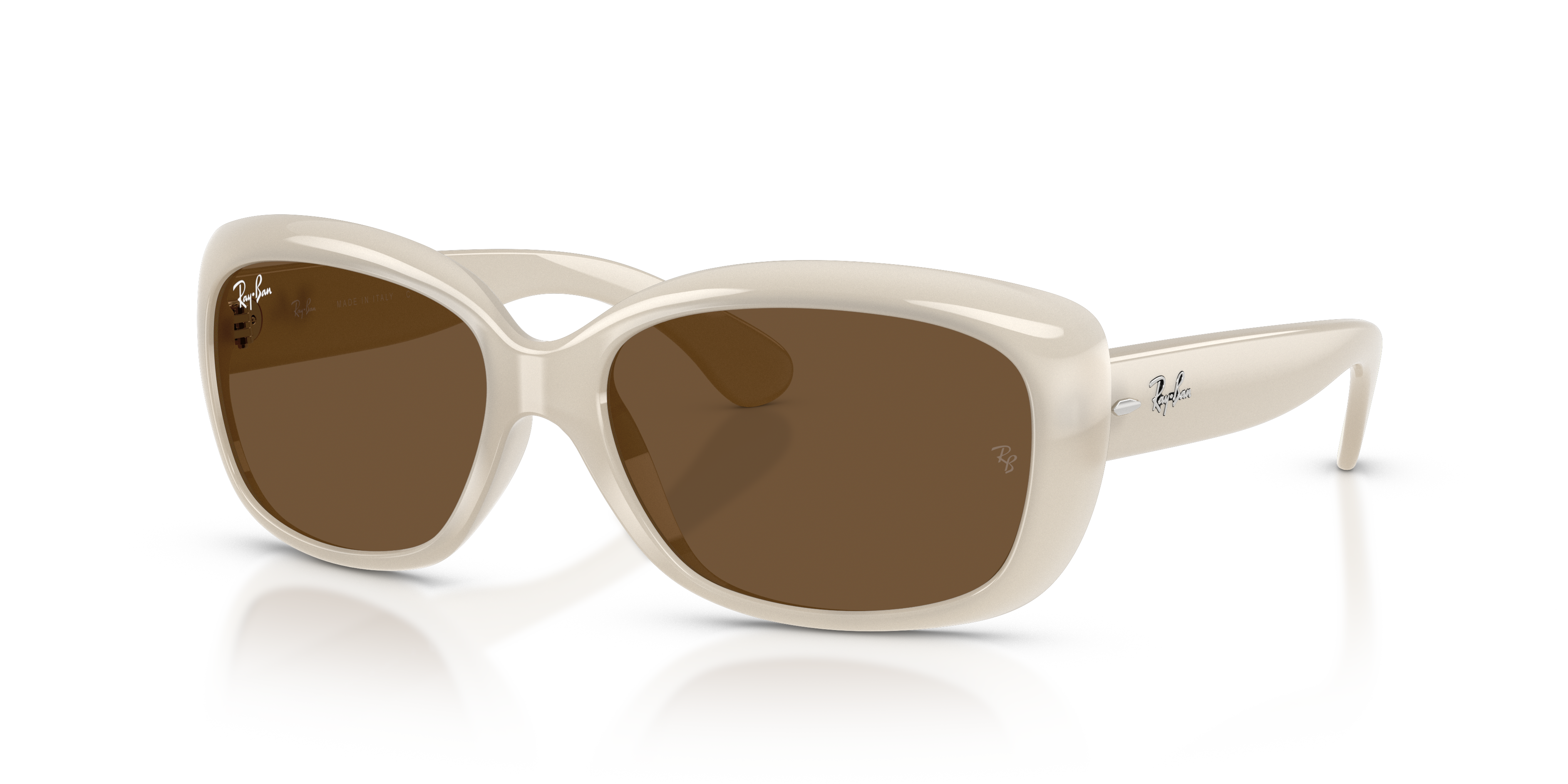 WOMEN'S SUNGLASSES RAY-BAN RB 4101 JACKIE OHH 601 BLACK 