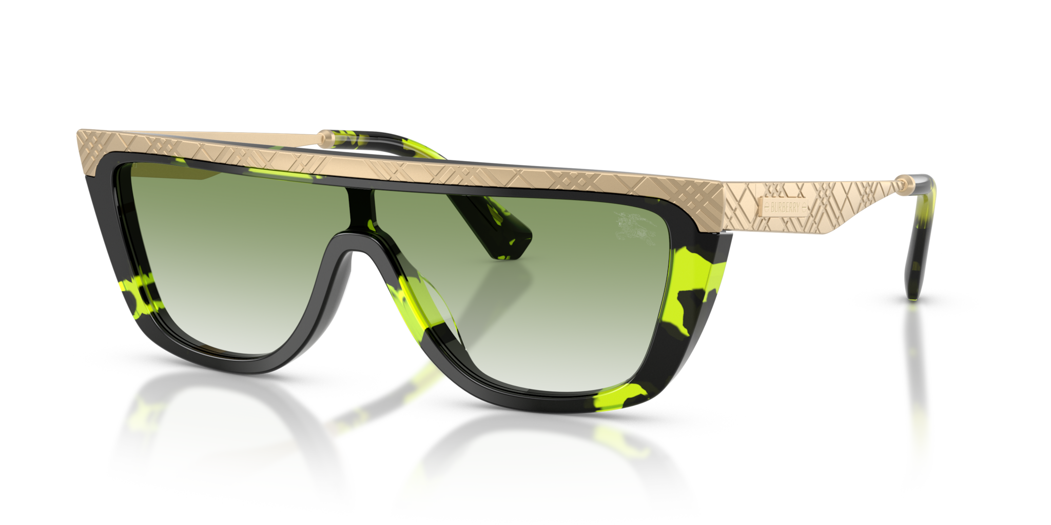 Occhiali da Sole Burberry BE3174 Green Havana | Stile Unisex
