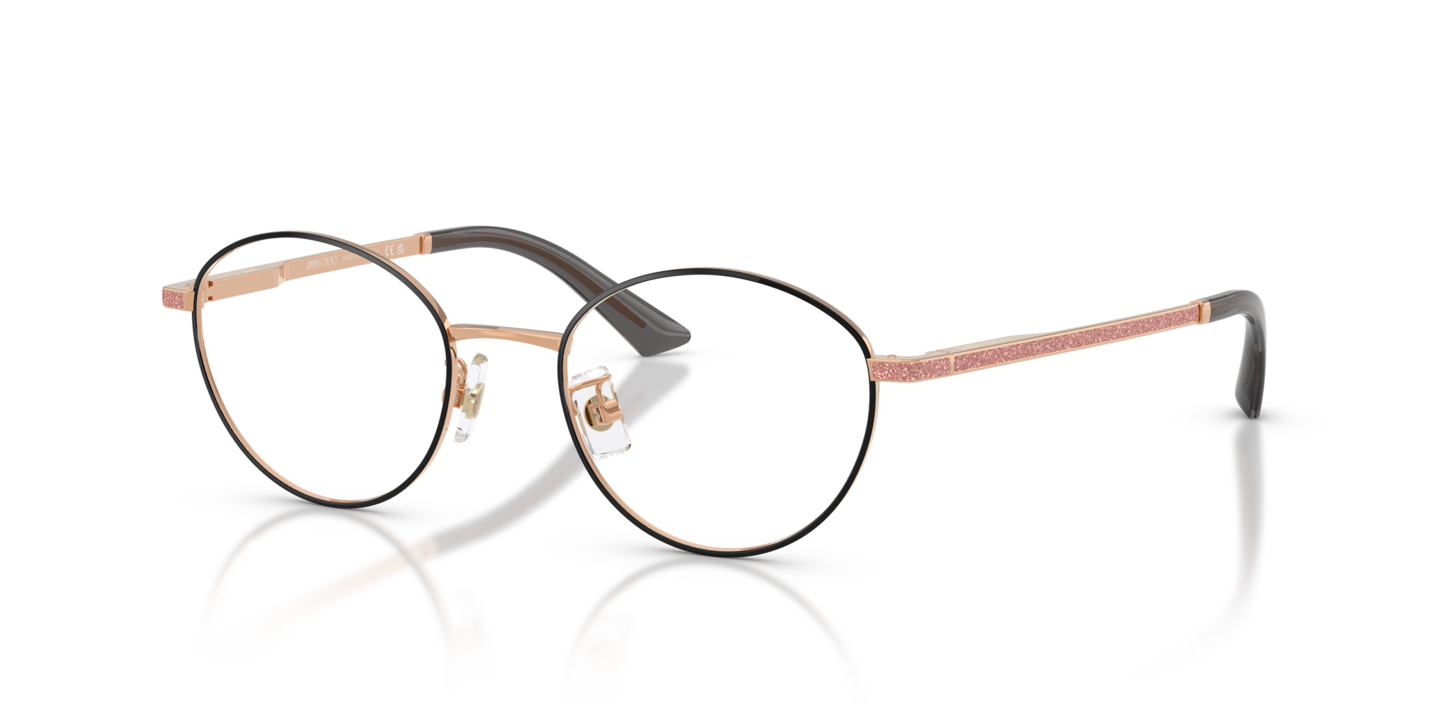 Occhiali da Vista Jimmy Choo 0JC2018JD Donna Oro Rosa/Nero